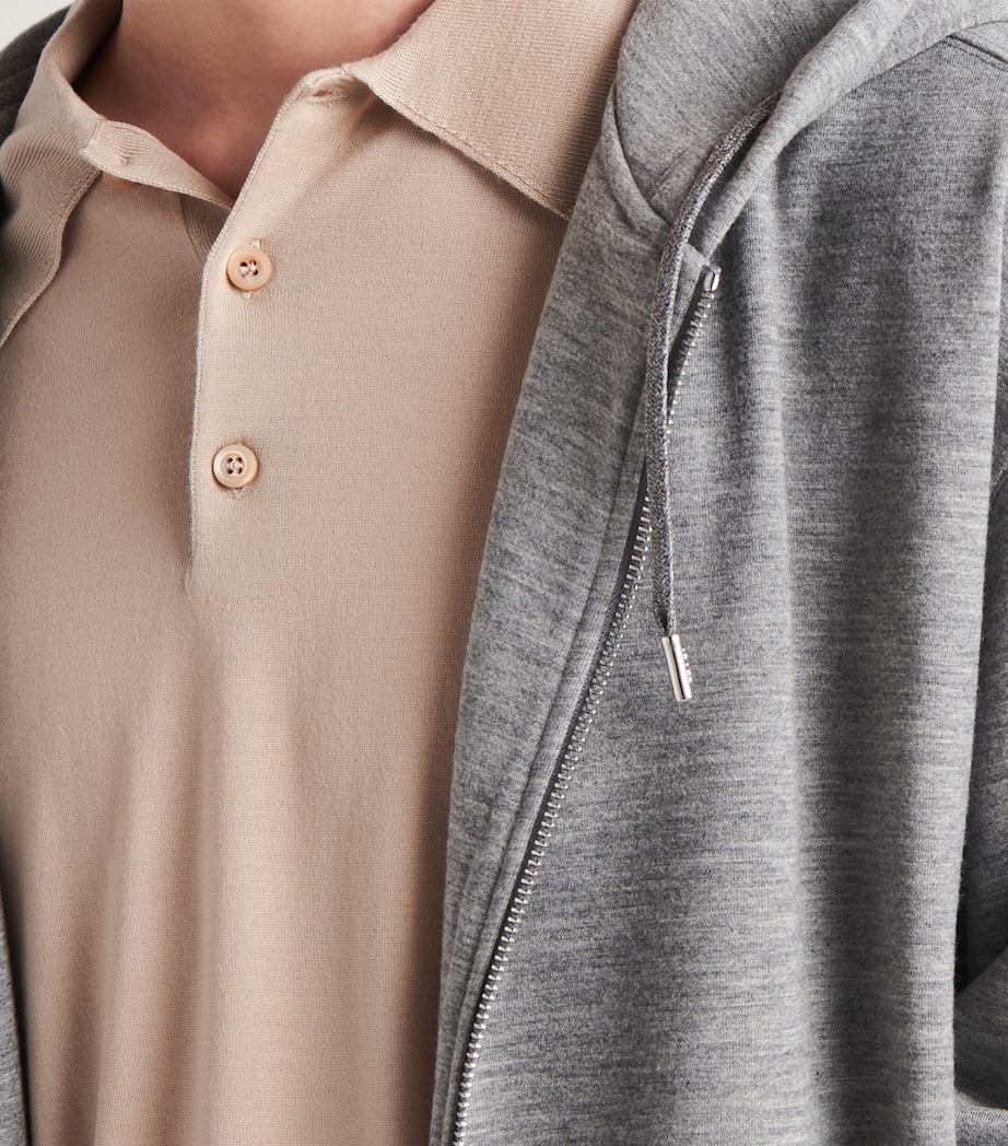 Cashmere-Silk Hoodie F0031 Image 6