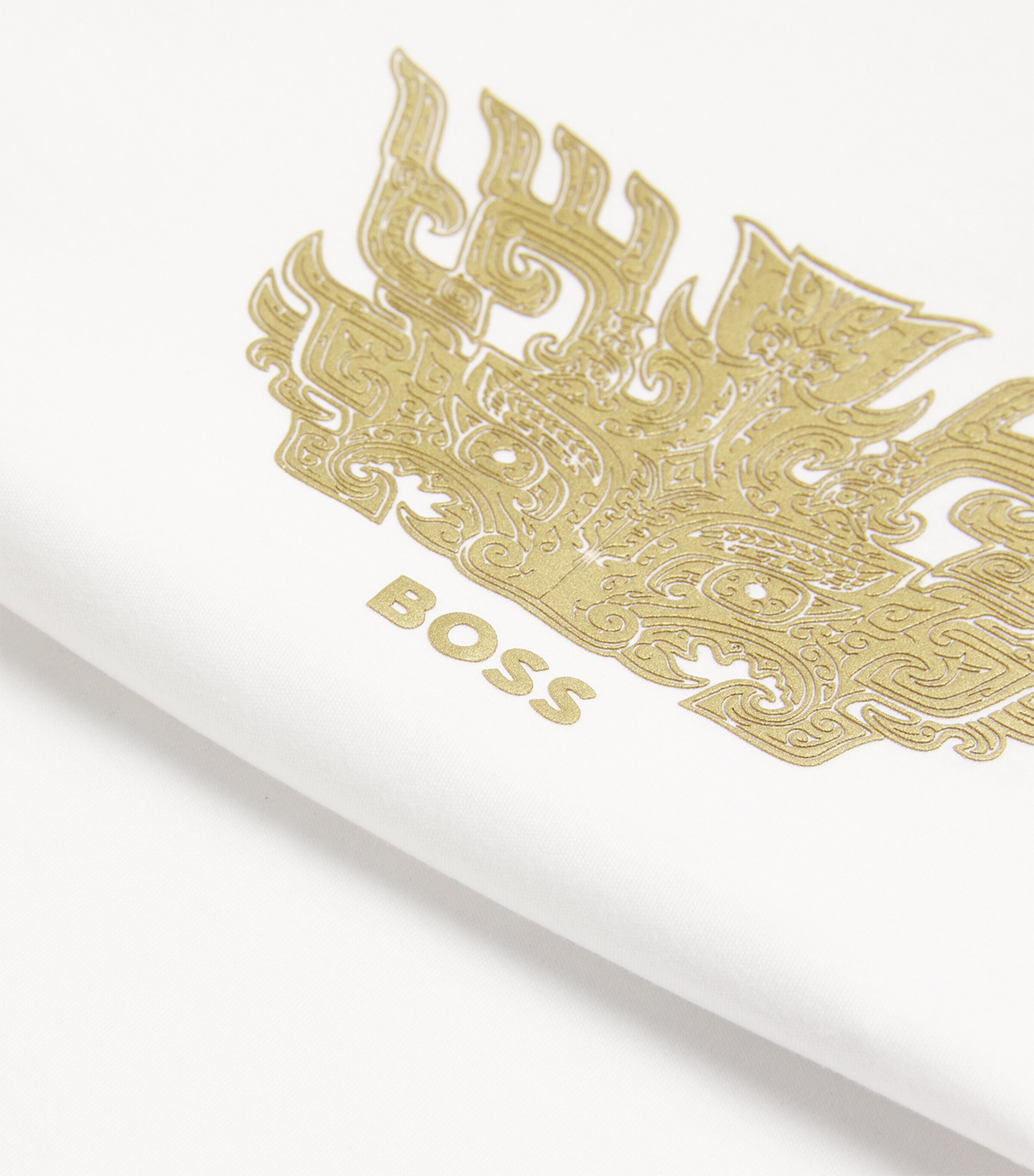 BOSS Kidswear x Creation of the Gods Printed T-Shirt (4-12 Years) White Image 3