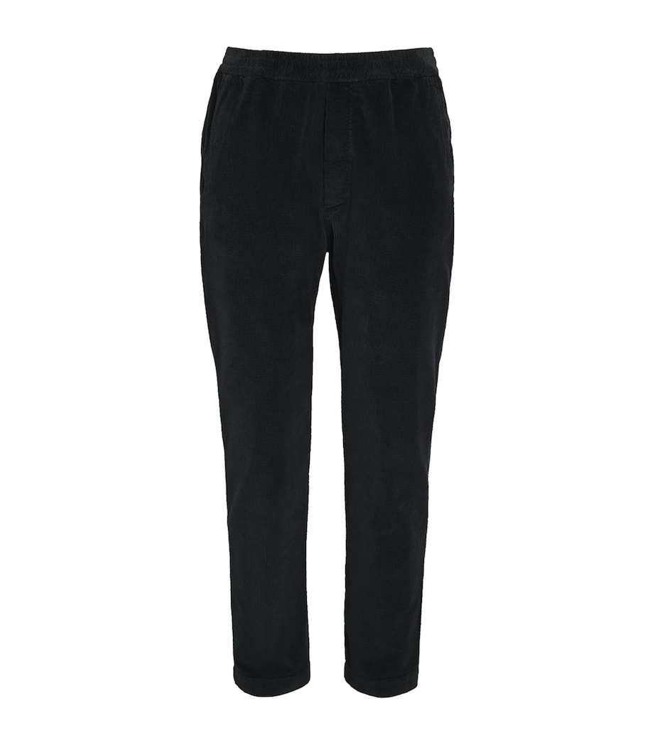 Cotton-Blend Corduroy Tosador Trousers 590 NERO Image 1