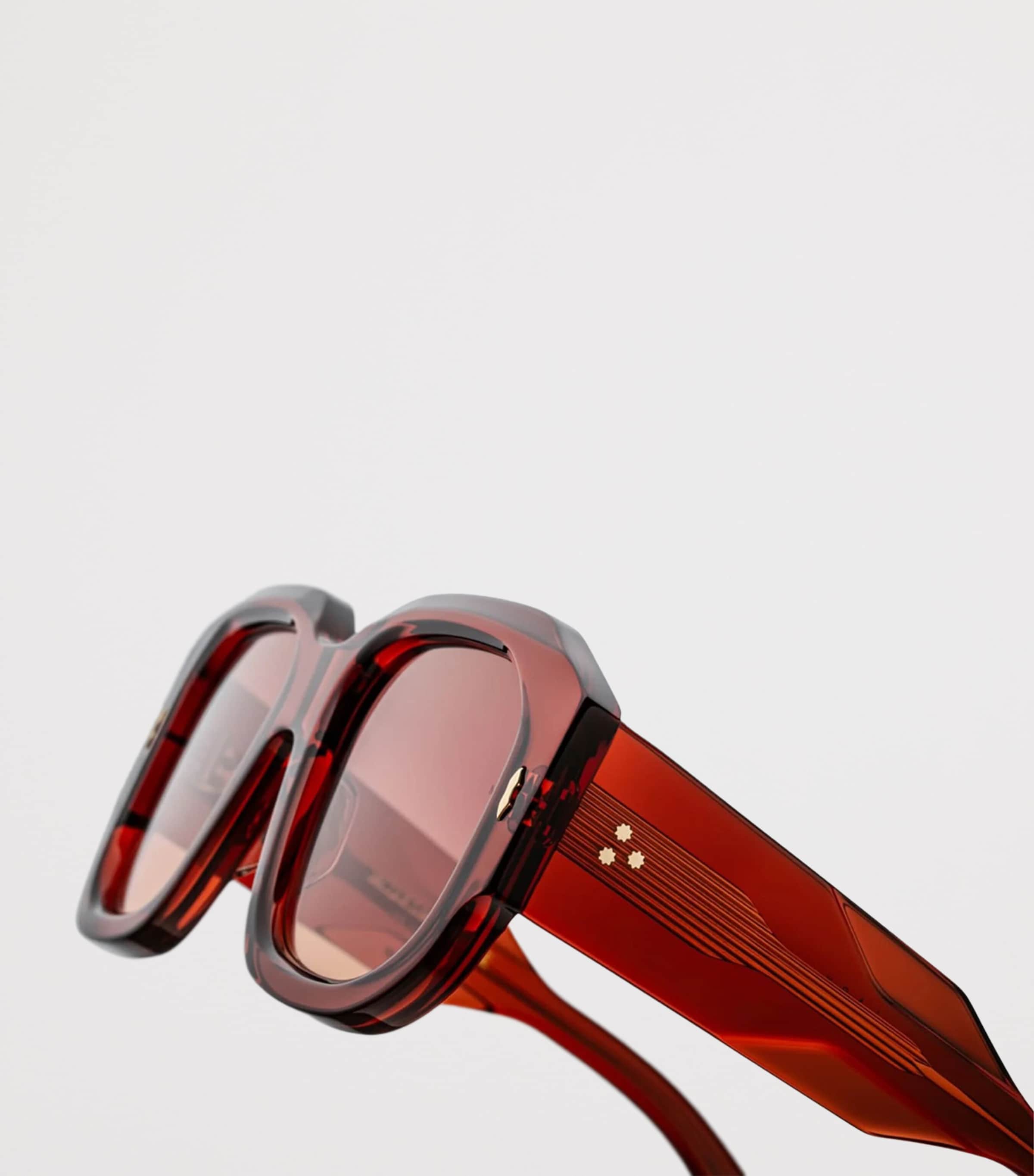 Jacques Marie Mage Lacy Square Sunglasses Umber Image 3