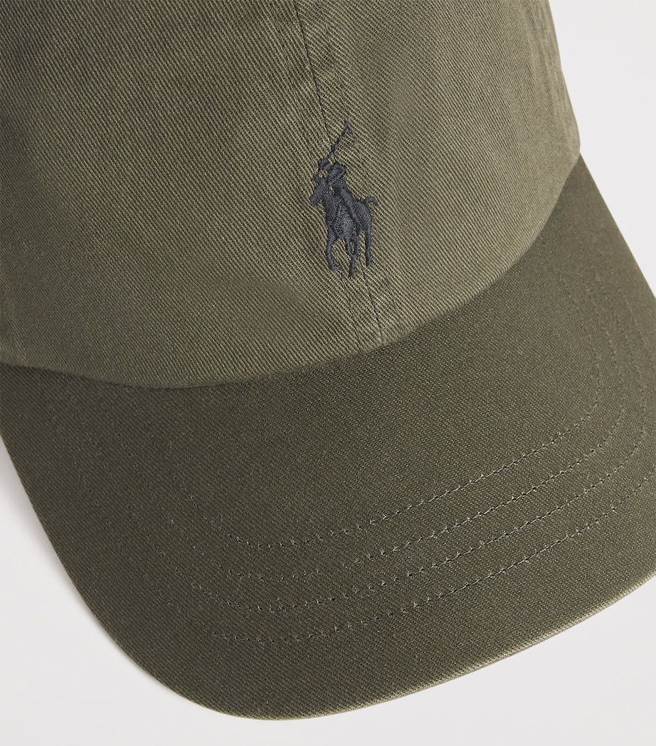 Cotton Baseball Cap GREEN Image 4