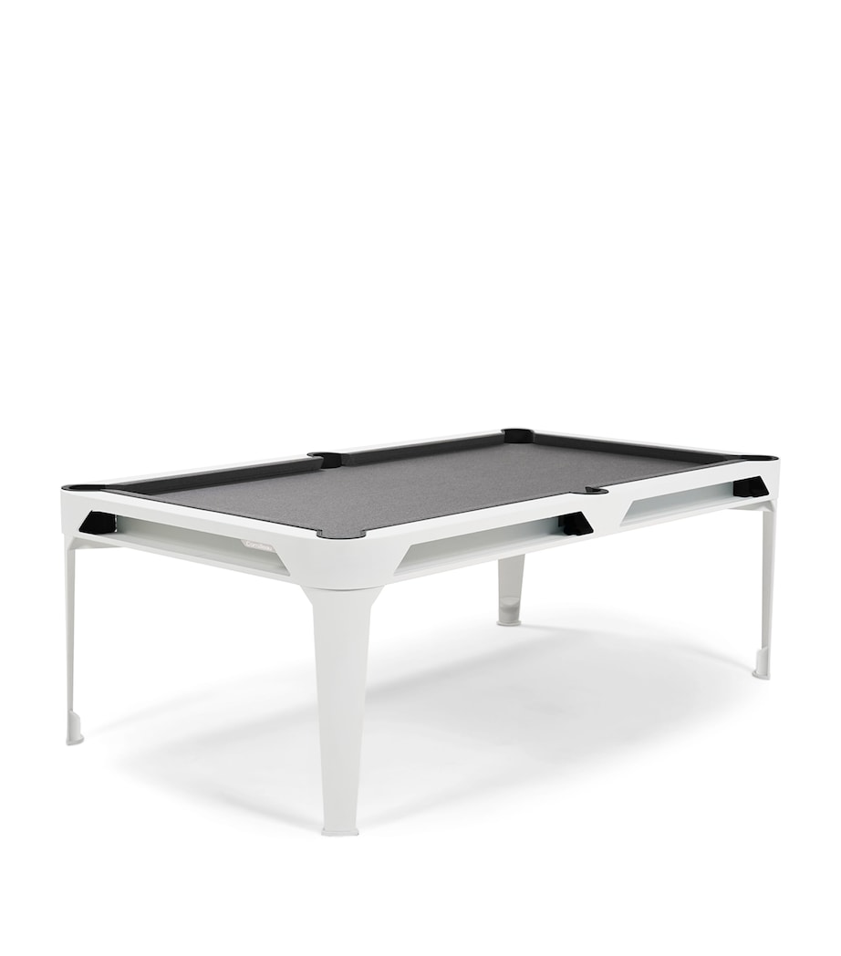 Cornilleau Hyphen Outdoor Pool Table Pol Wht Mot Lght Gry Image 1
