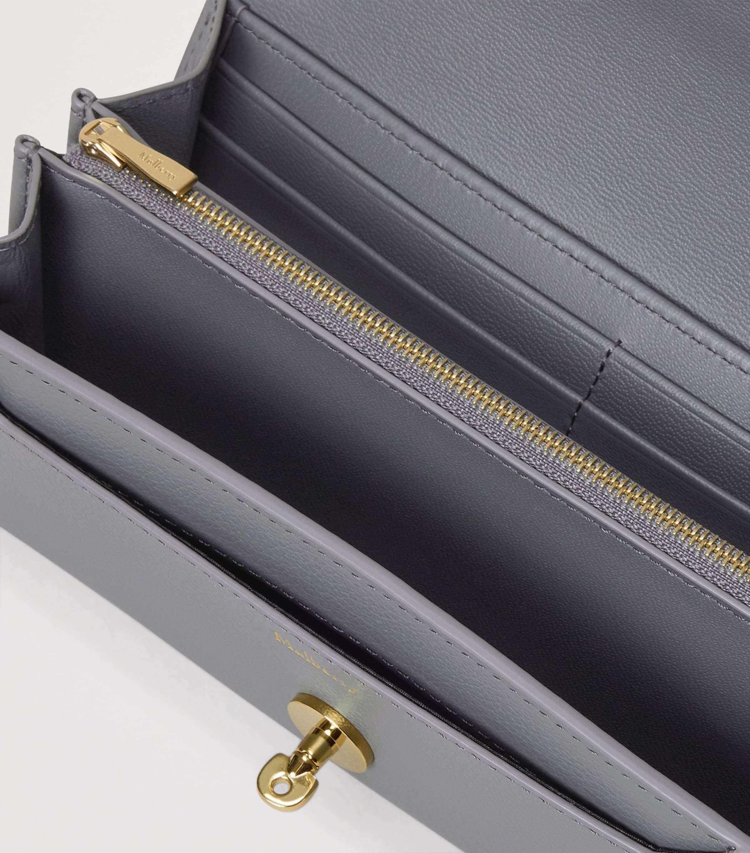 Mulberry Leather Darley Wallet Foggy Grey Image 3