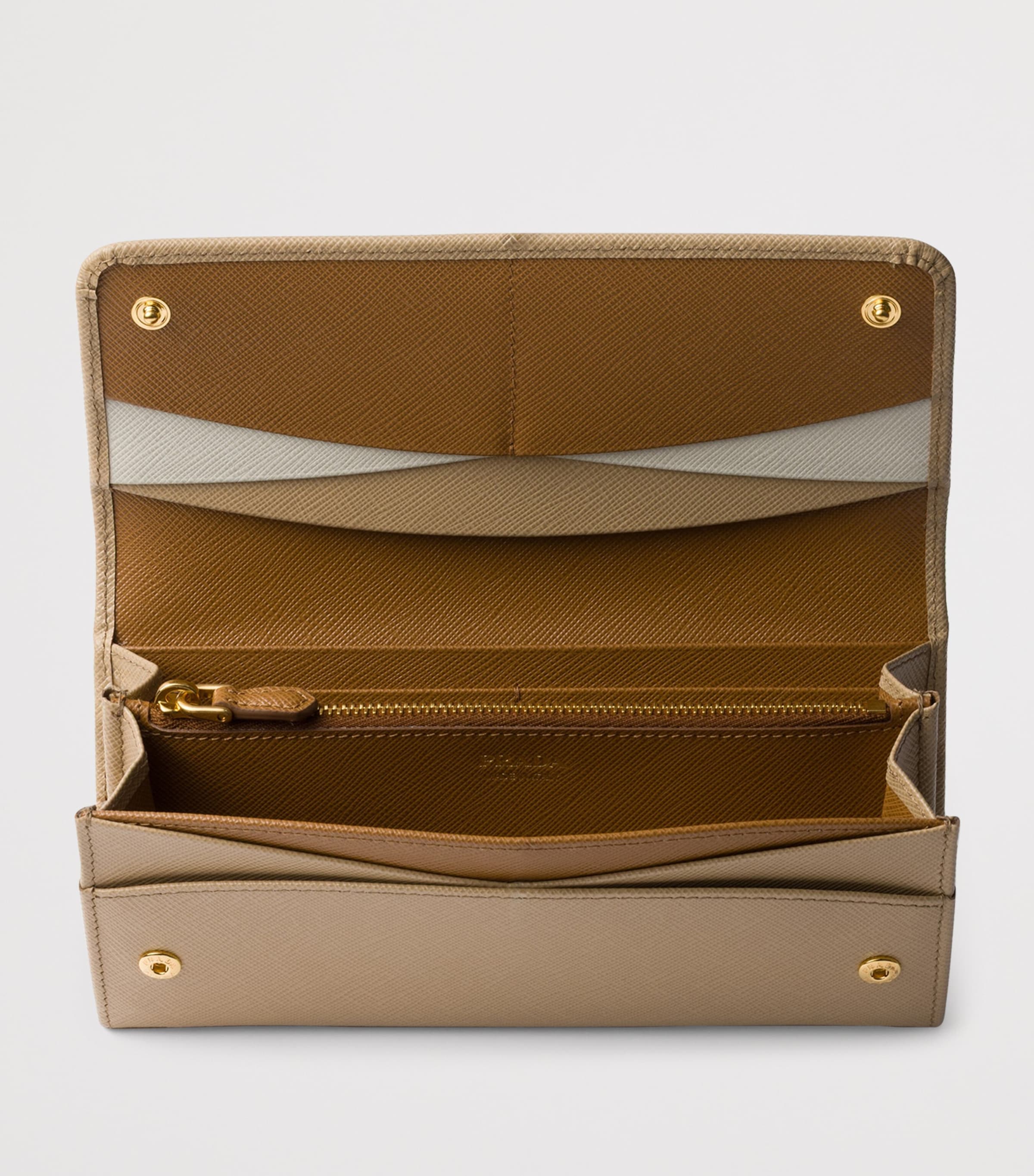 Large Saffiano Leather Wallet F0OEH Image 2