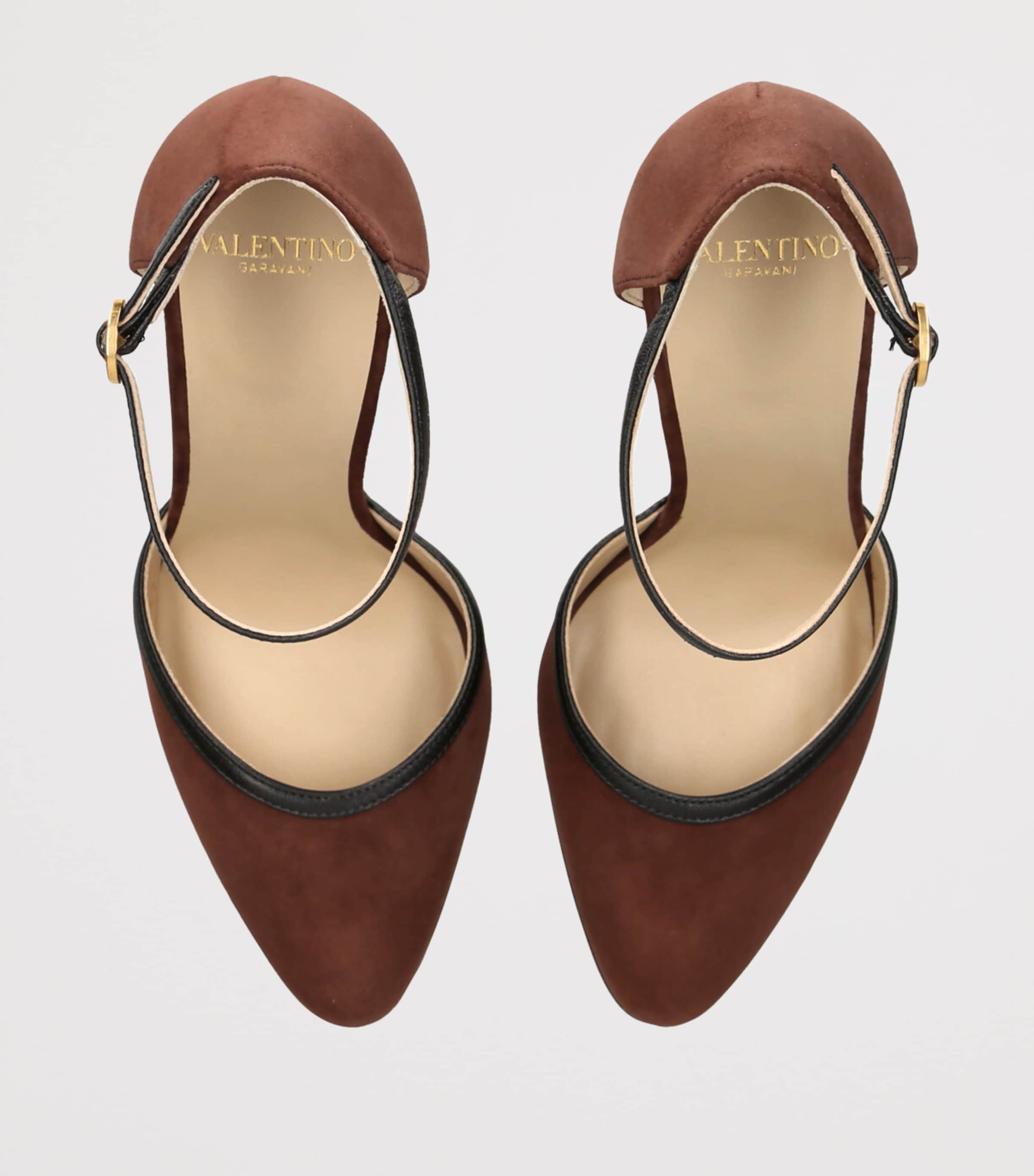 Valentino Garavani Suede Hi Dolly Pumps 105 | Harrods US