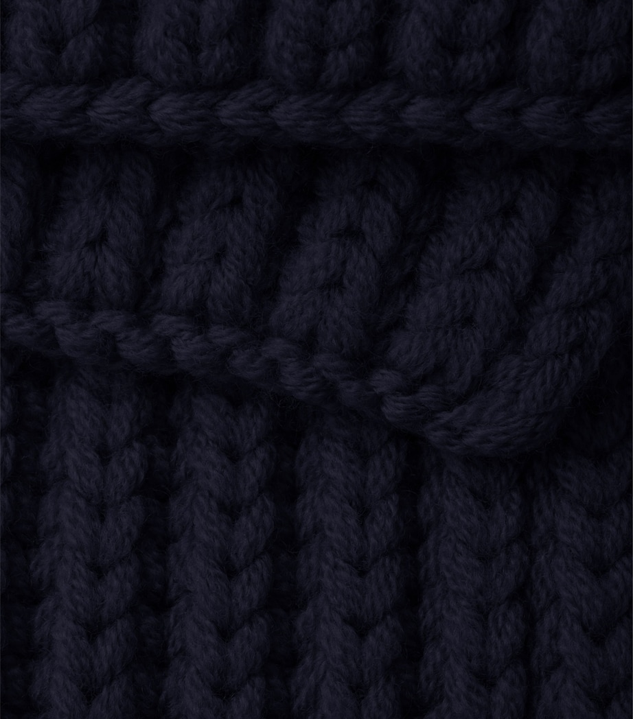 Wool Logo Scarf F0008 Image 2