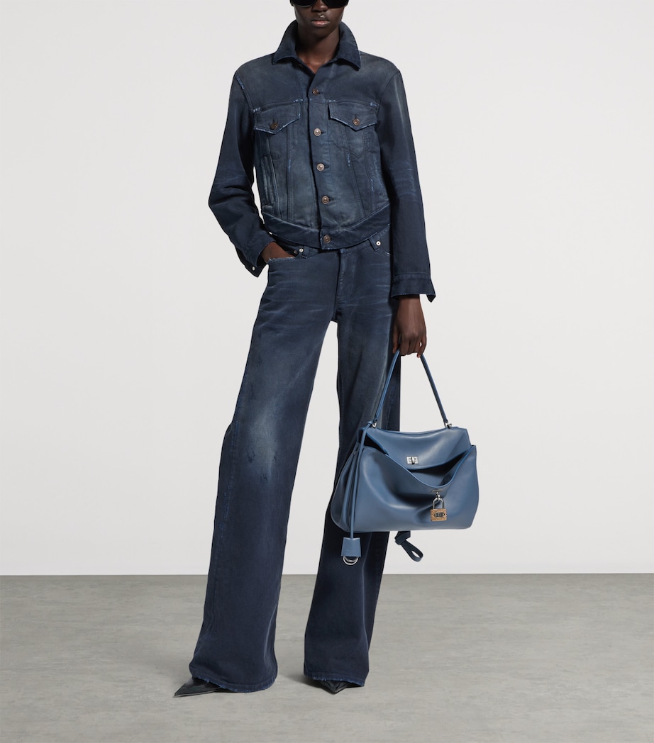 Medium Leather Rodeo Shoulder Bag 4243 Image 6