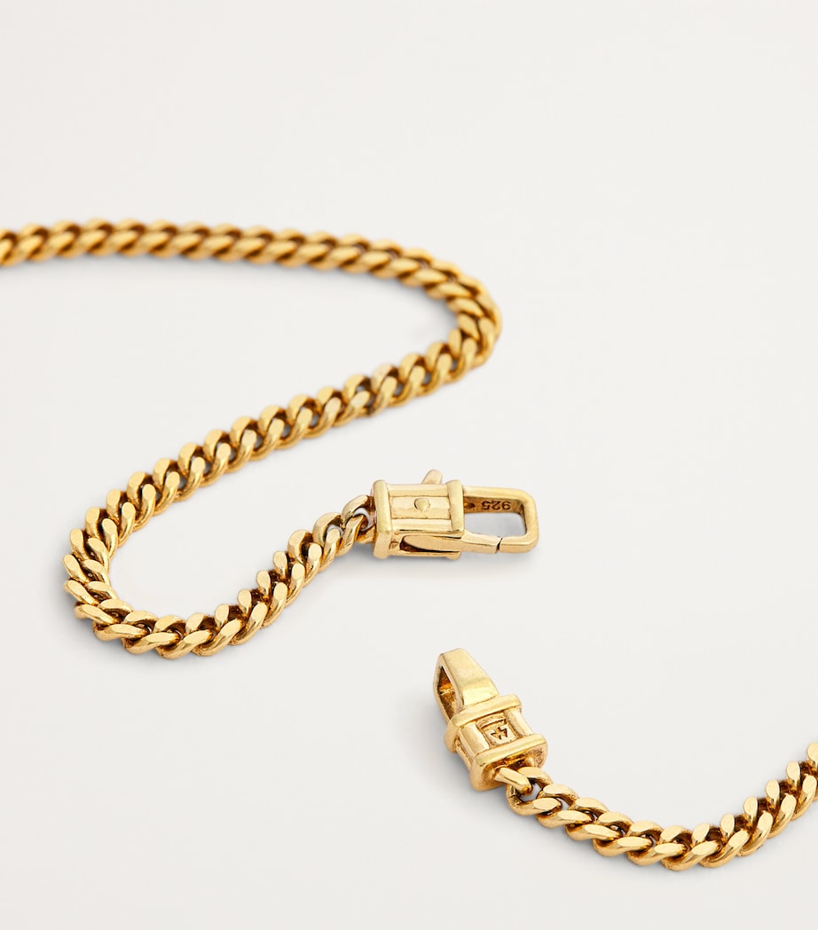 Gold-Plated Curb Chain M Necklace NA Image 5