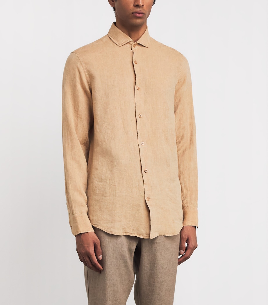 Linen Antonio Shirt 908-PALE COPPER Image 3