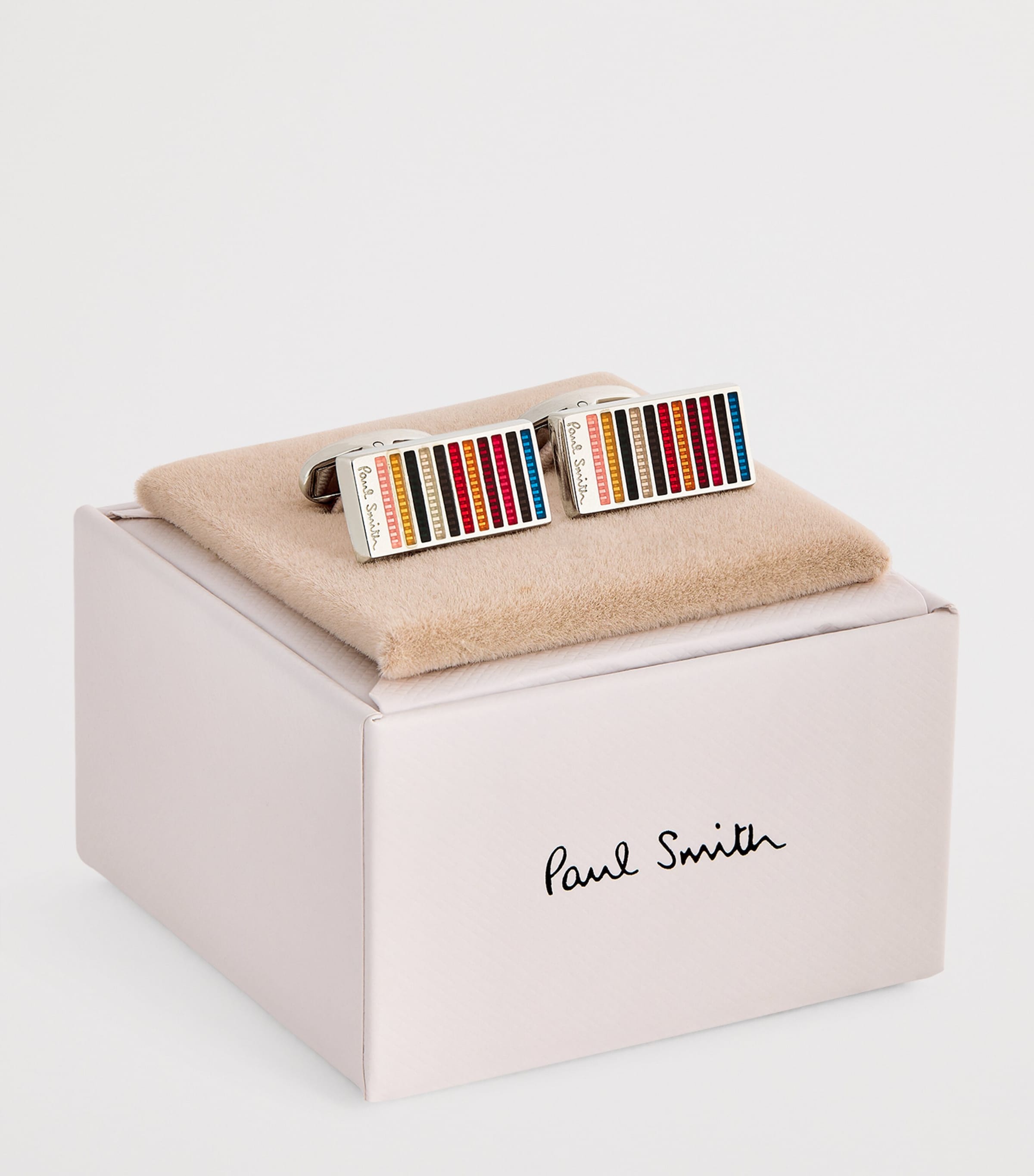 Signature Stripe Cufflinks 92_MULTI COLOURED Image 3