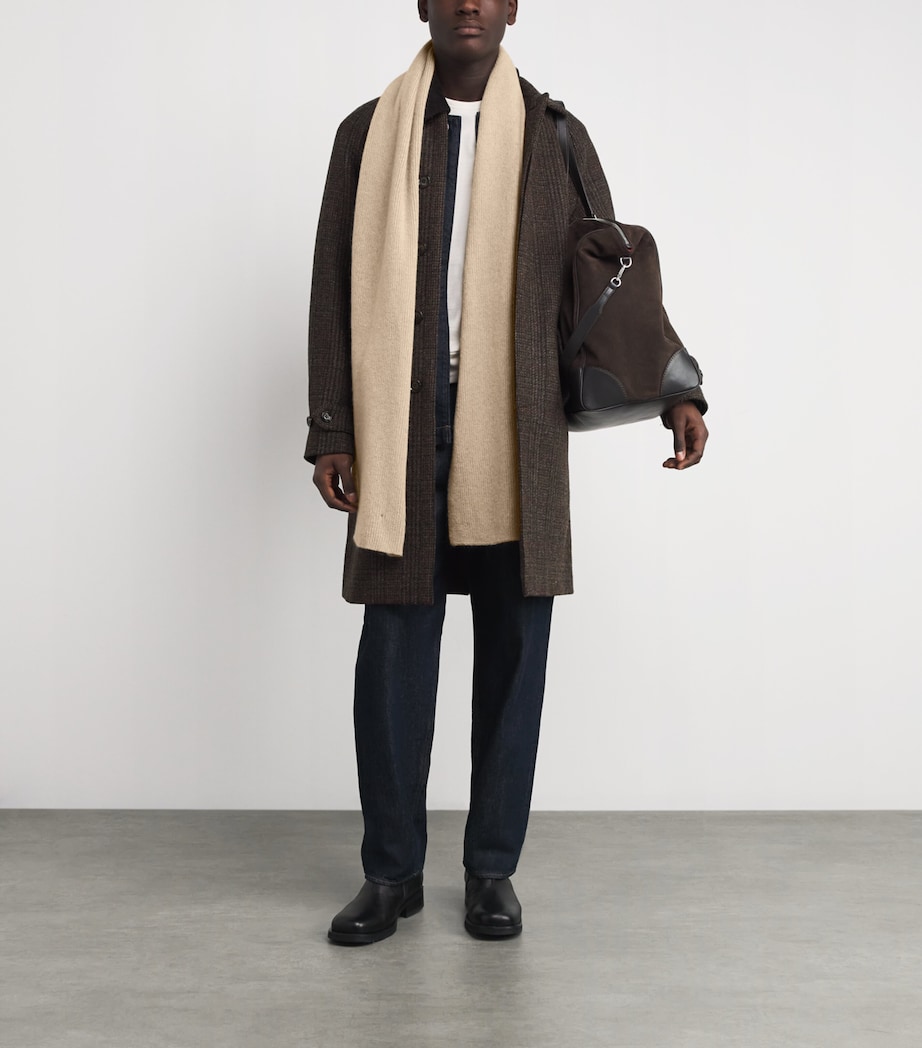 Lambswool Classic Scarf SAND Image 2