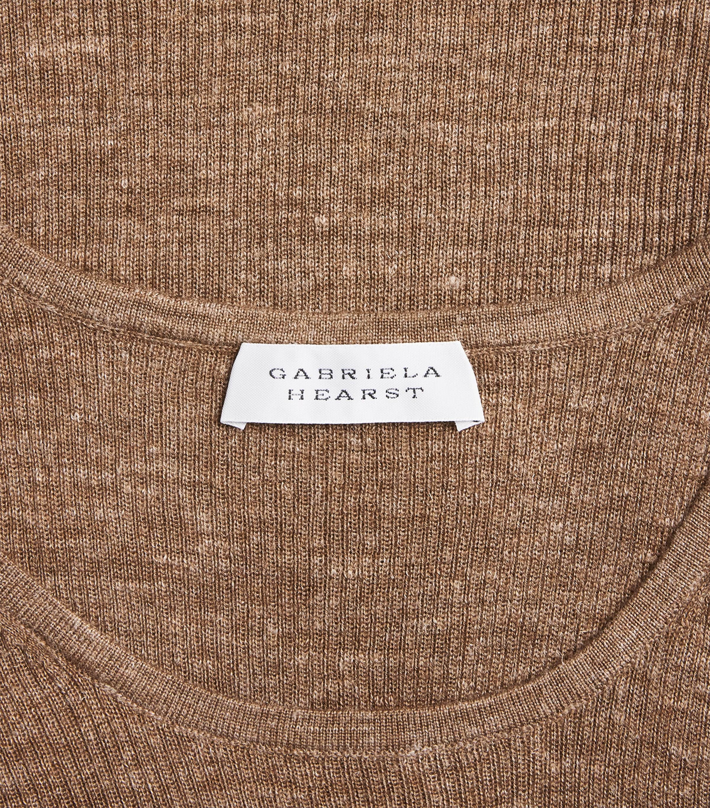 Gabriela Hearst Womens Cashmere-Silk Cinxia Tank Top Cht Chestnut Image 6