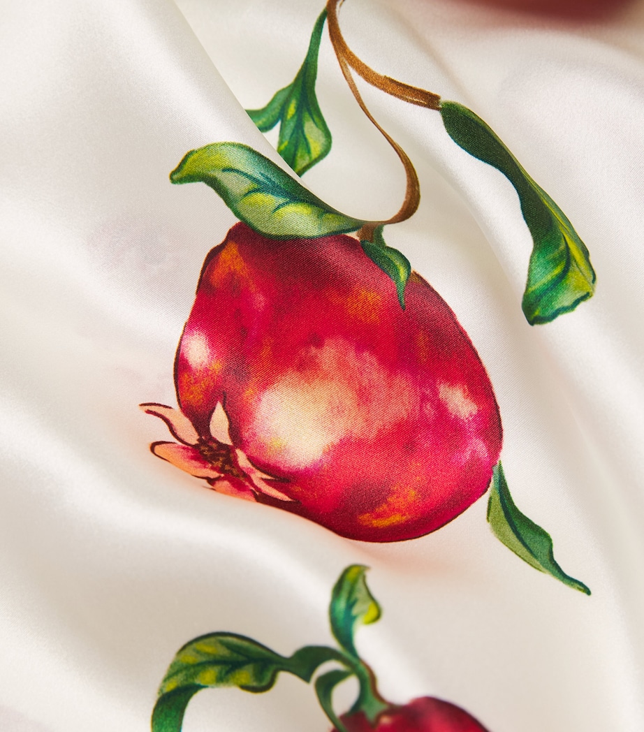 Olivia von Halle Womens Silk Pomegranate Bella Pyjama Set Allegra Image 6