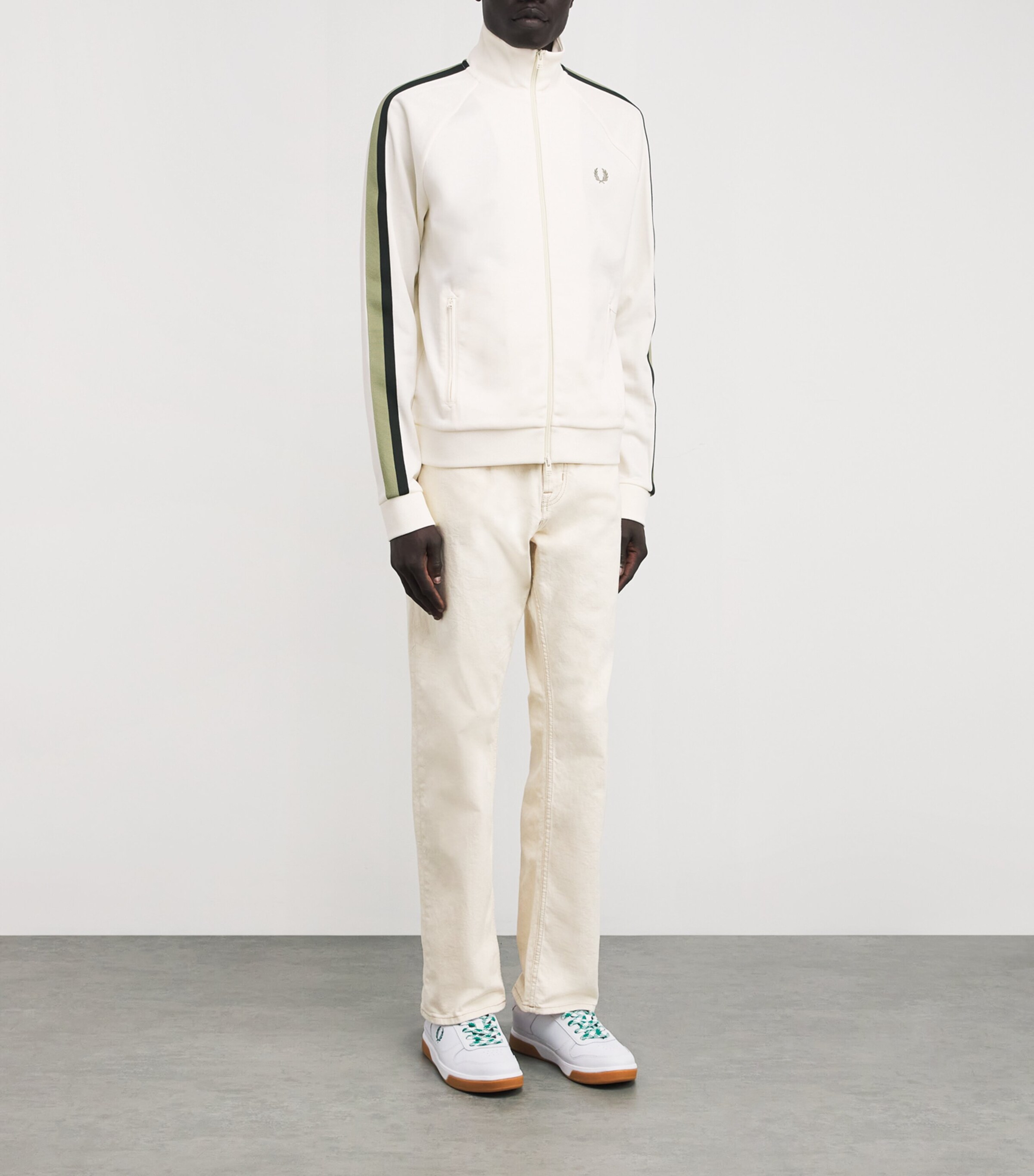 Fred Perry Contrast-tape Track Jacket