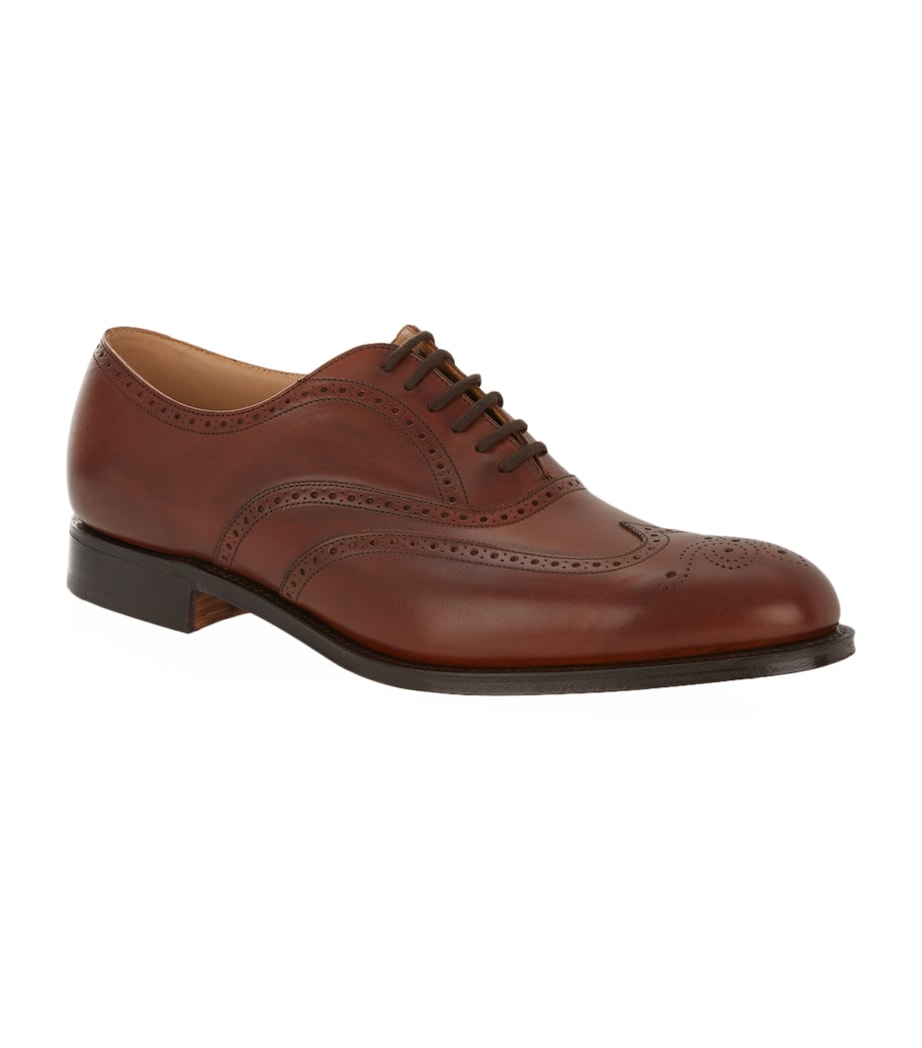 Berlin Punched Oxford Shoes BROWN Image 1