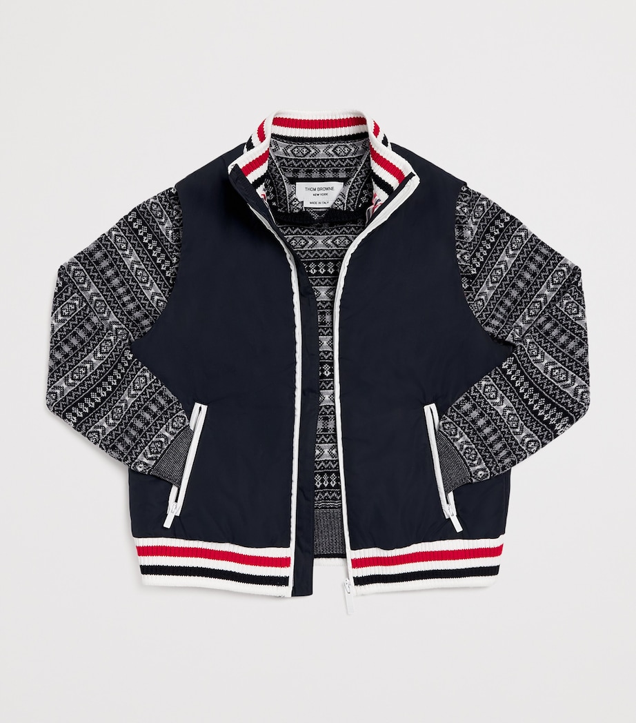 Wool Fair Isle Sweater (2-12 Years) NAVY Image 3