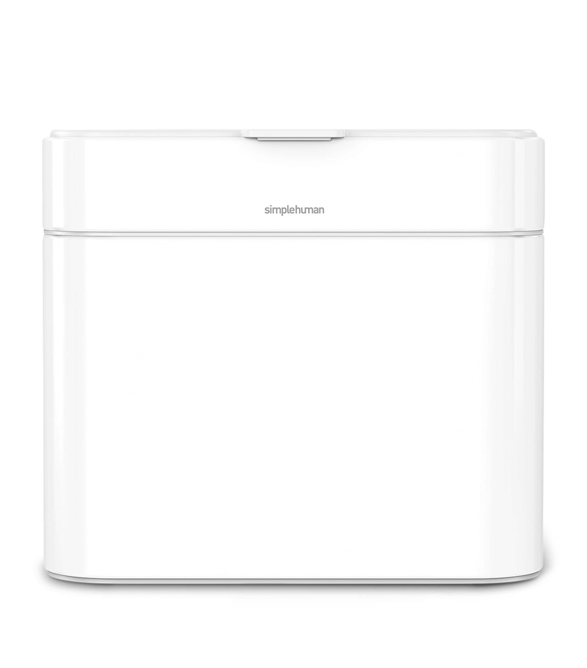 Simplehuman Stainless Steel Compost Caddy In White