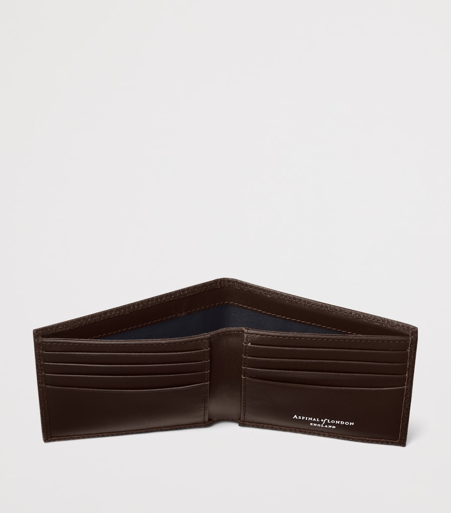 Aspinal Of London Leather Bifold Wallet Chocolate Image 4