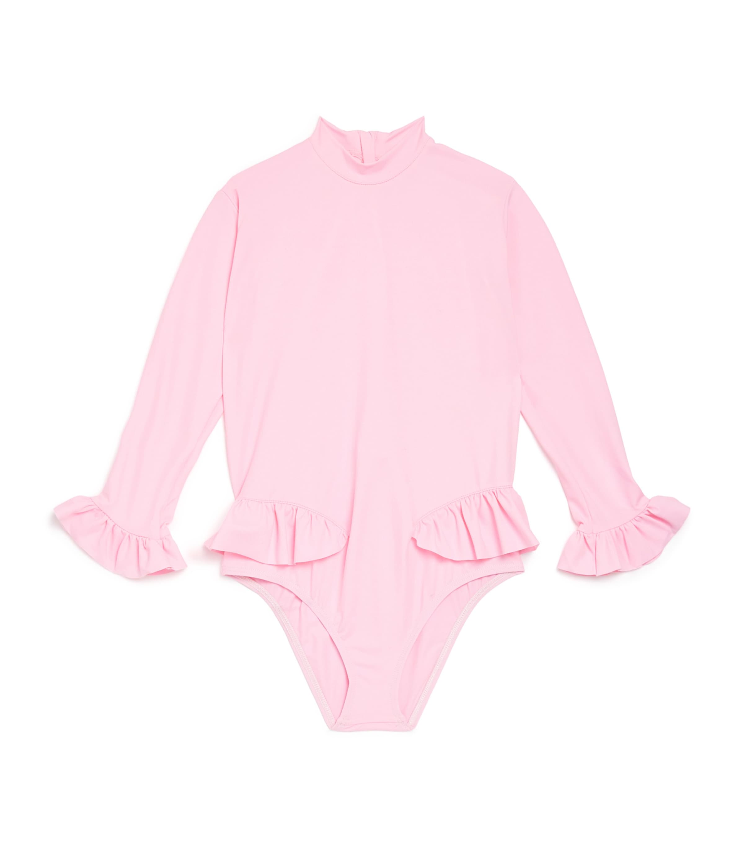 Bora Bora Surfer Long-Sleeve Swimsuit (24 Months-6 Years) LIGHT PINK Image 1