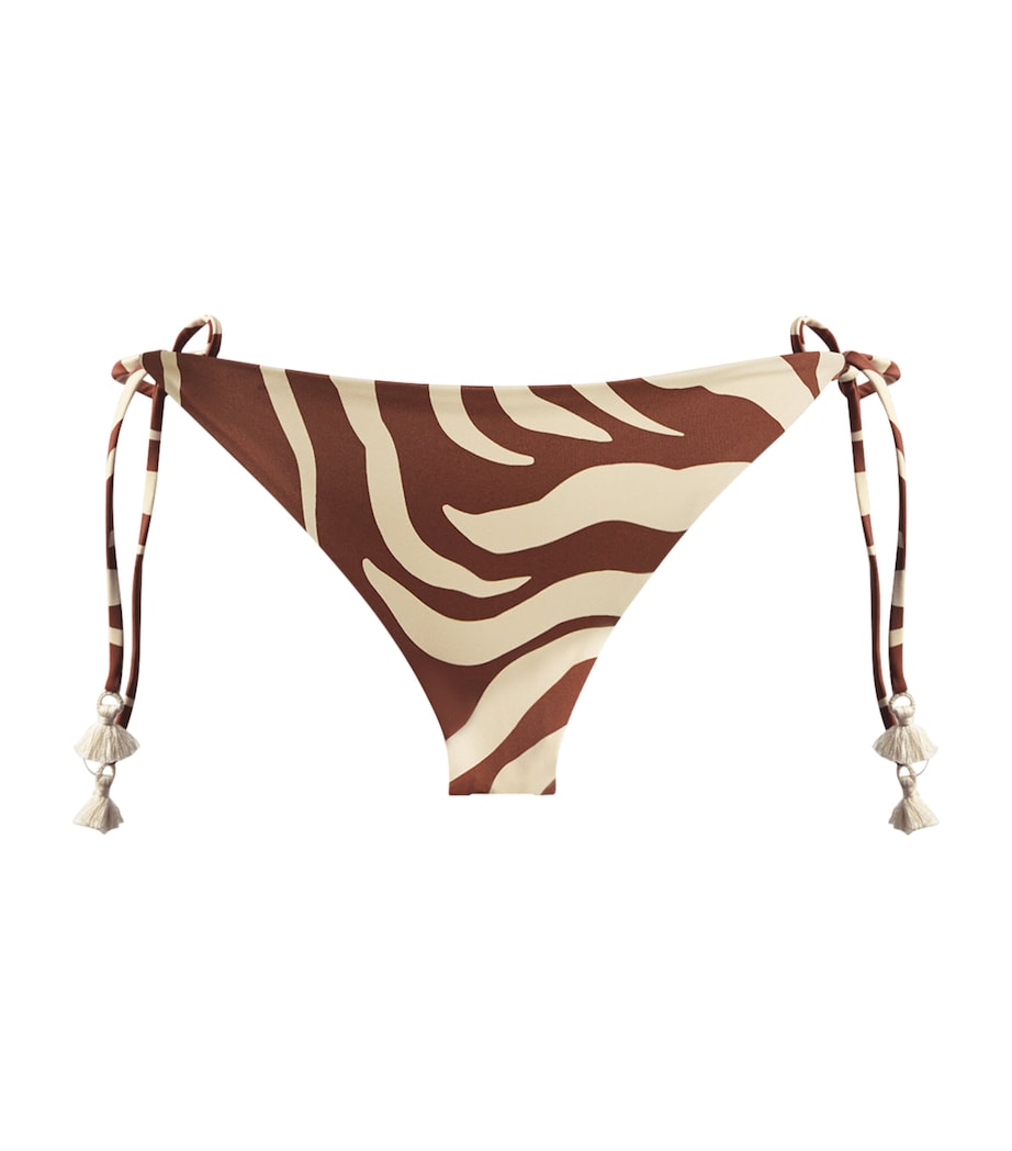 Sagrado Reversible Low-Rise Bikini Bottoms MOCCA/ECRU Image 1
