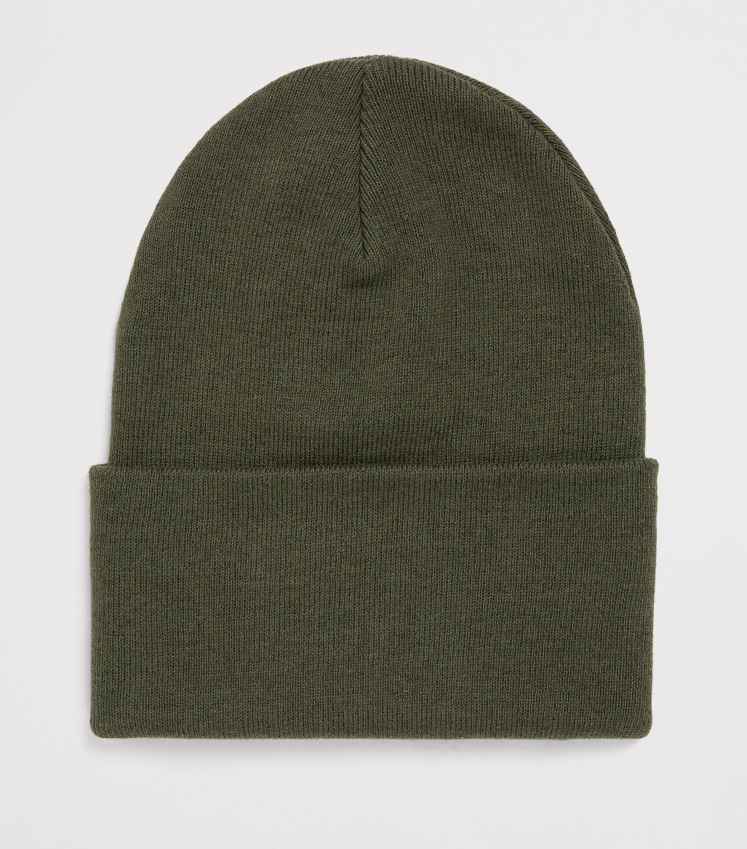 Cotton-Blend Harton Beanie DEEP OLIVE Image 2