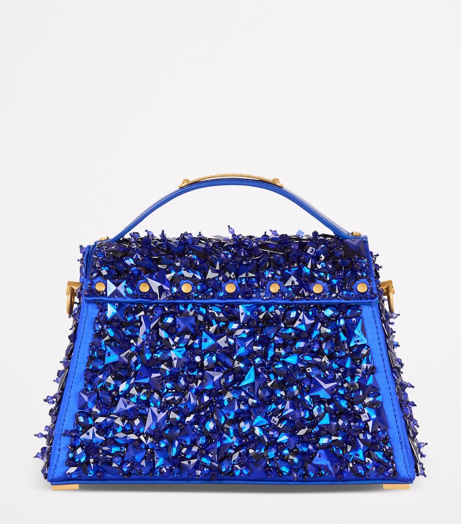 Balmain B-Buzz Dynasty Shoulder Bag Bleu Lectrique Image 3