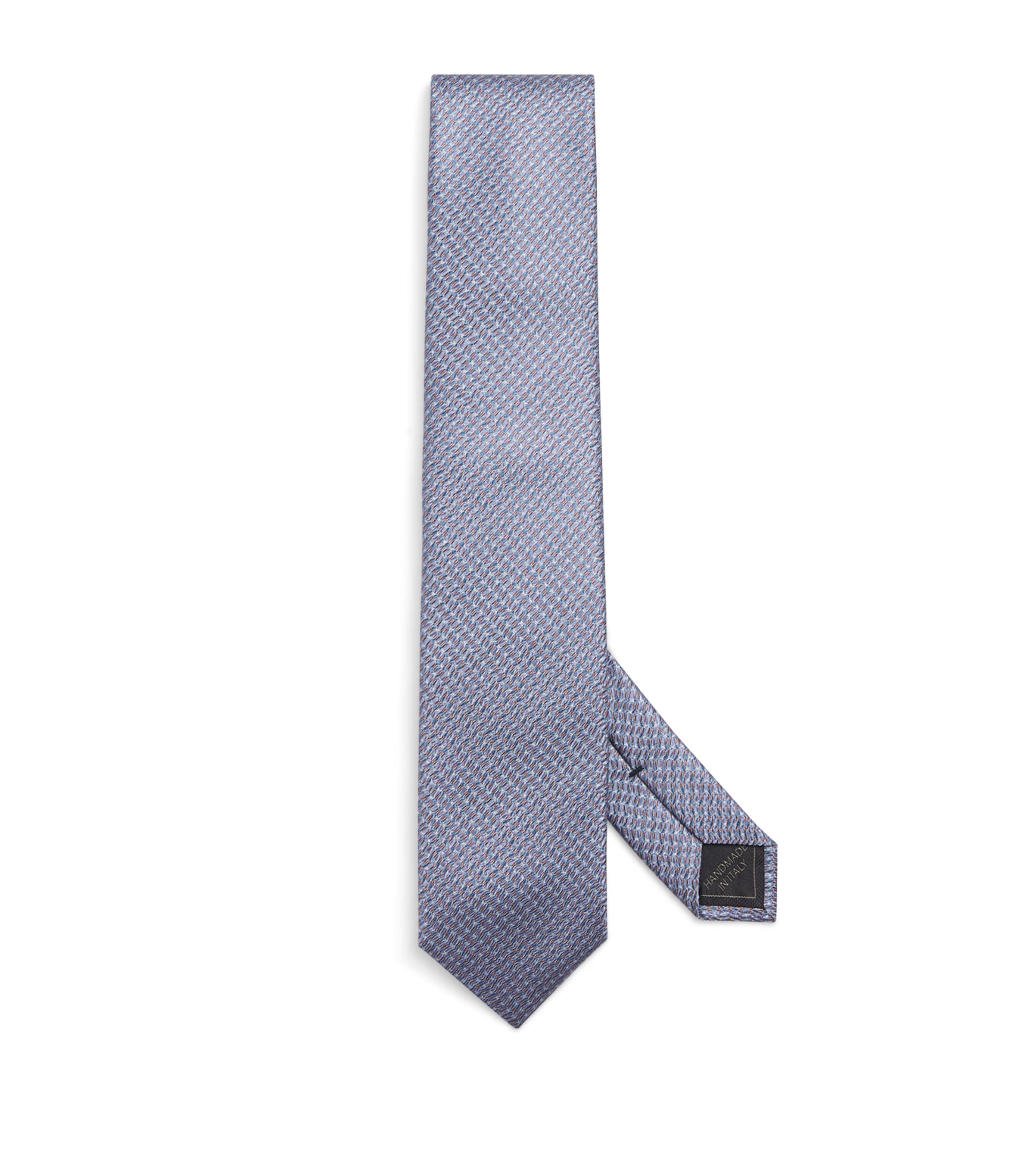 Silk Geometric-Jacquard Tie 4813 Image 1