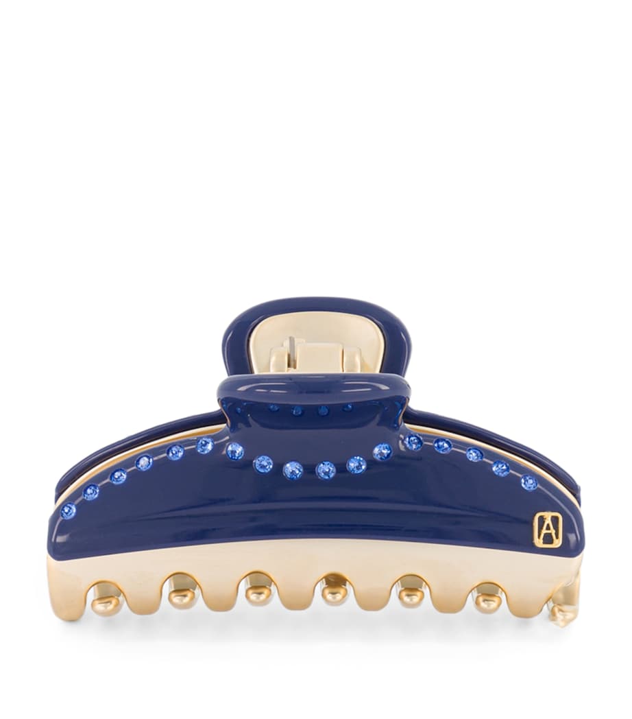 Gold-Plated Claw Hair Clip M5- MARINE/OR Image 1