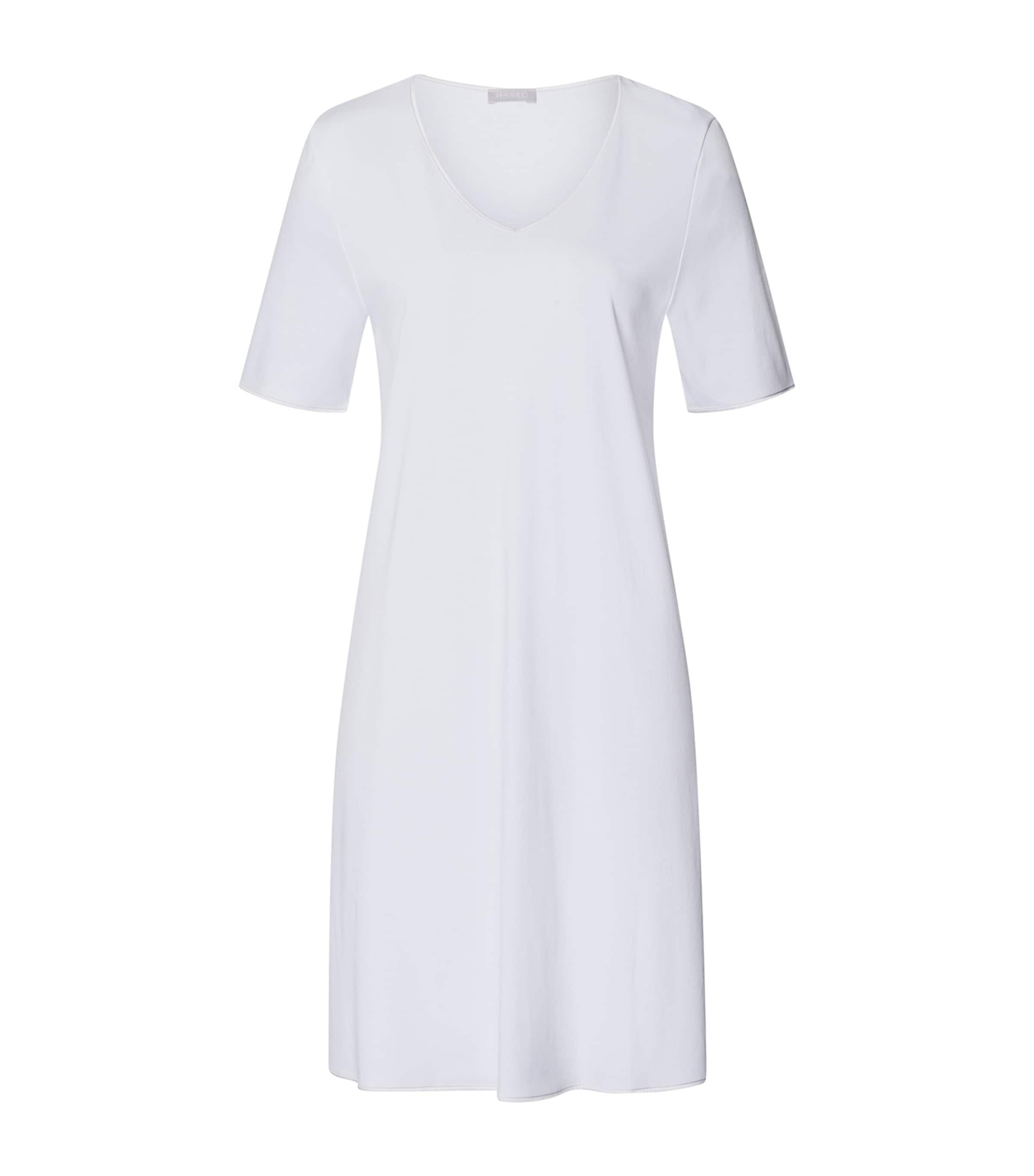 Hanro Short-Sleeve Cotton Silk Nightdress | Women Clothing | Nightwear | Nightdresses | Designers | Hanro