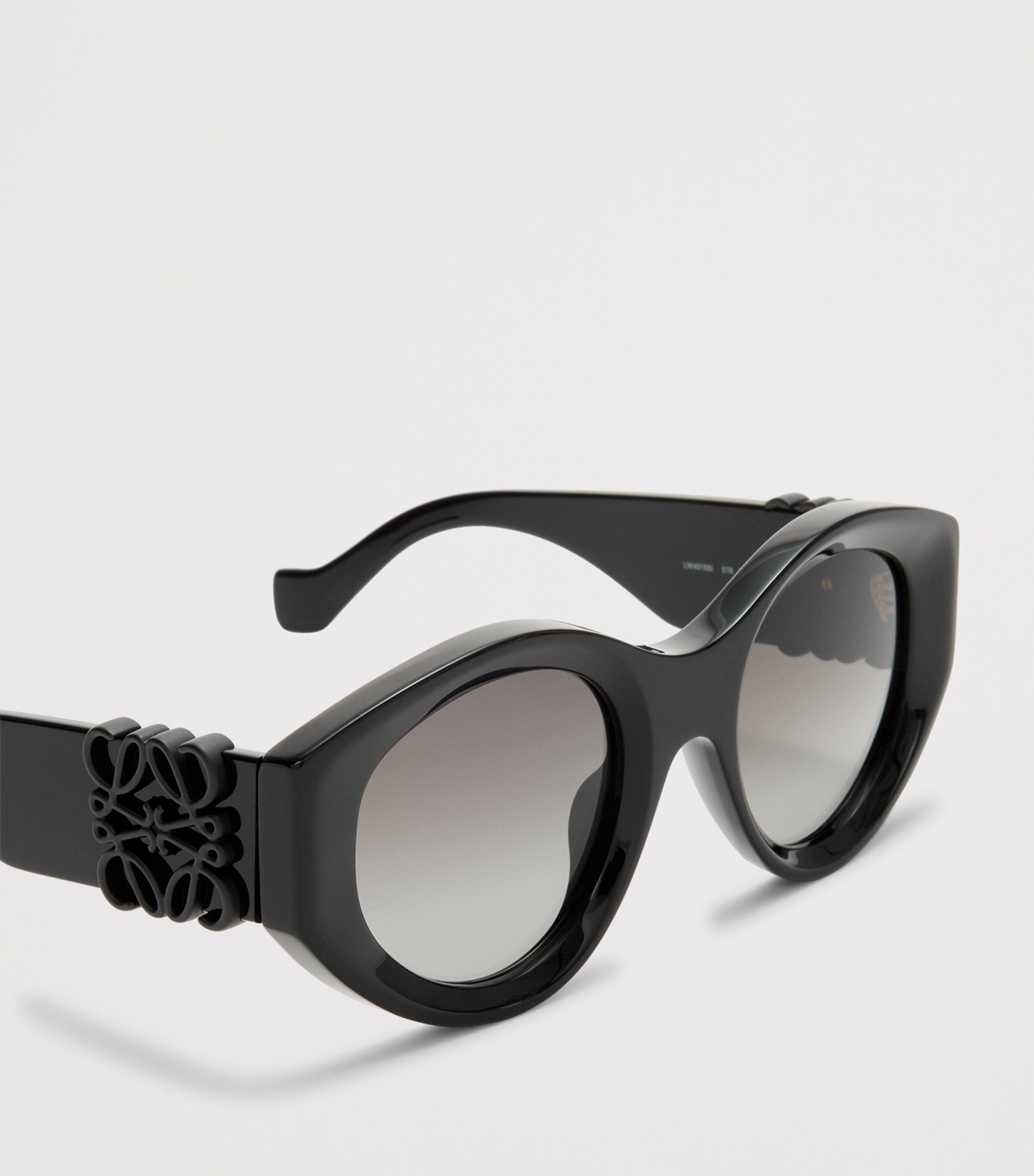 LOEWE Maxi Anagram Butterfly Sunglasses Black Black Image 4