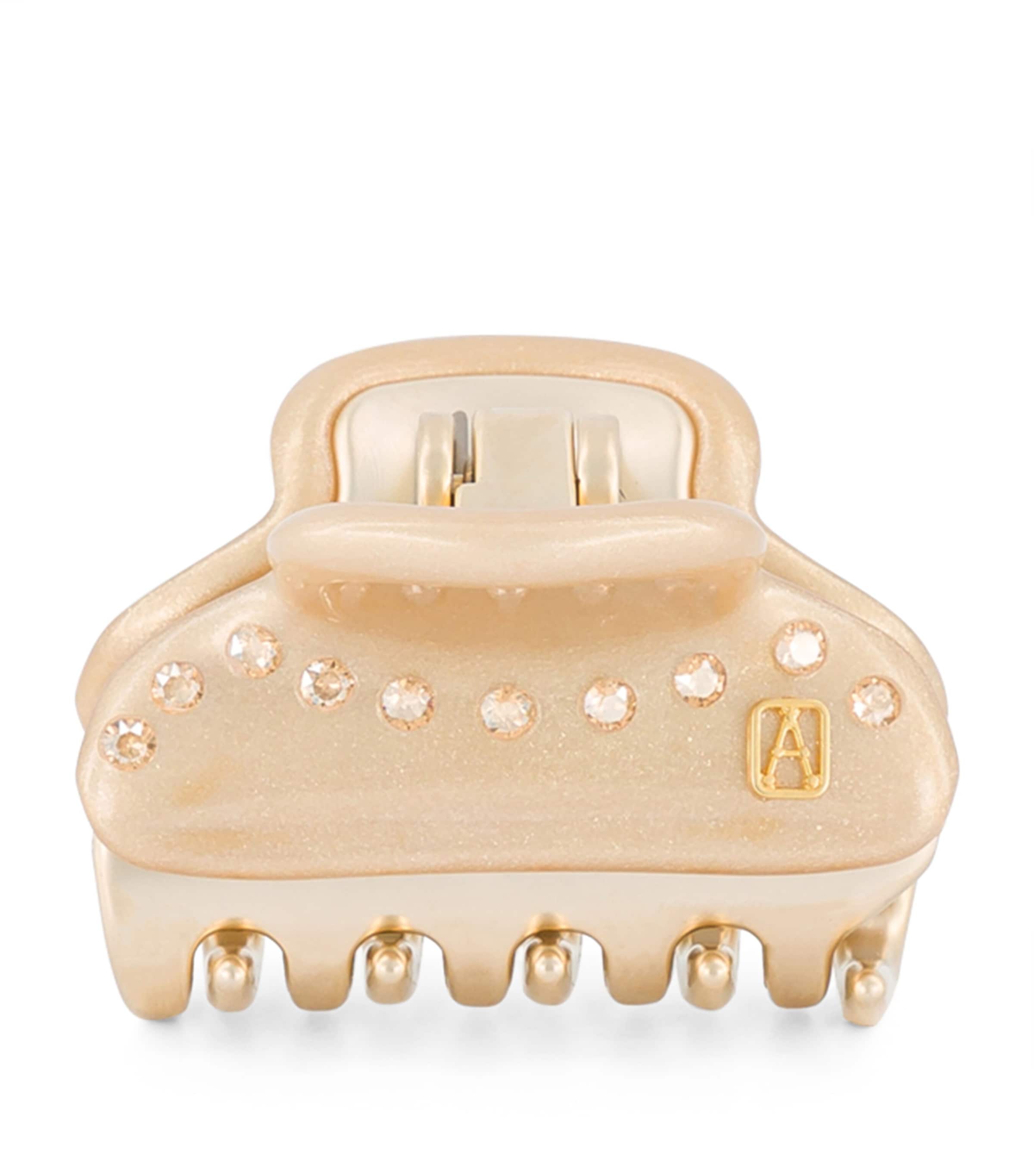 Alexandre De Paris Gold-plated Crystal-embellished Claw Hair Clip