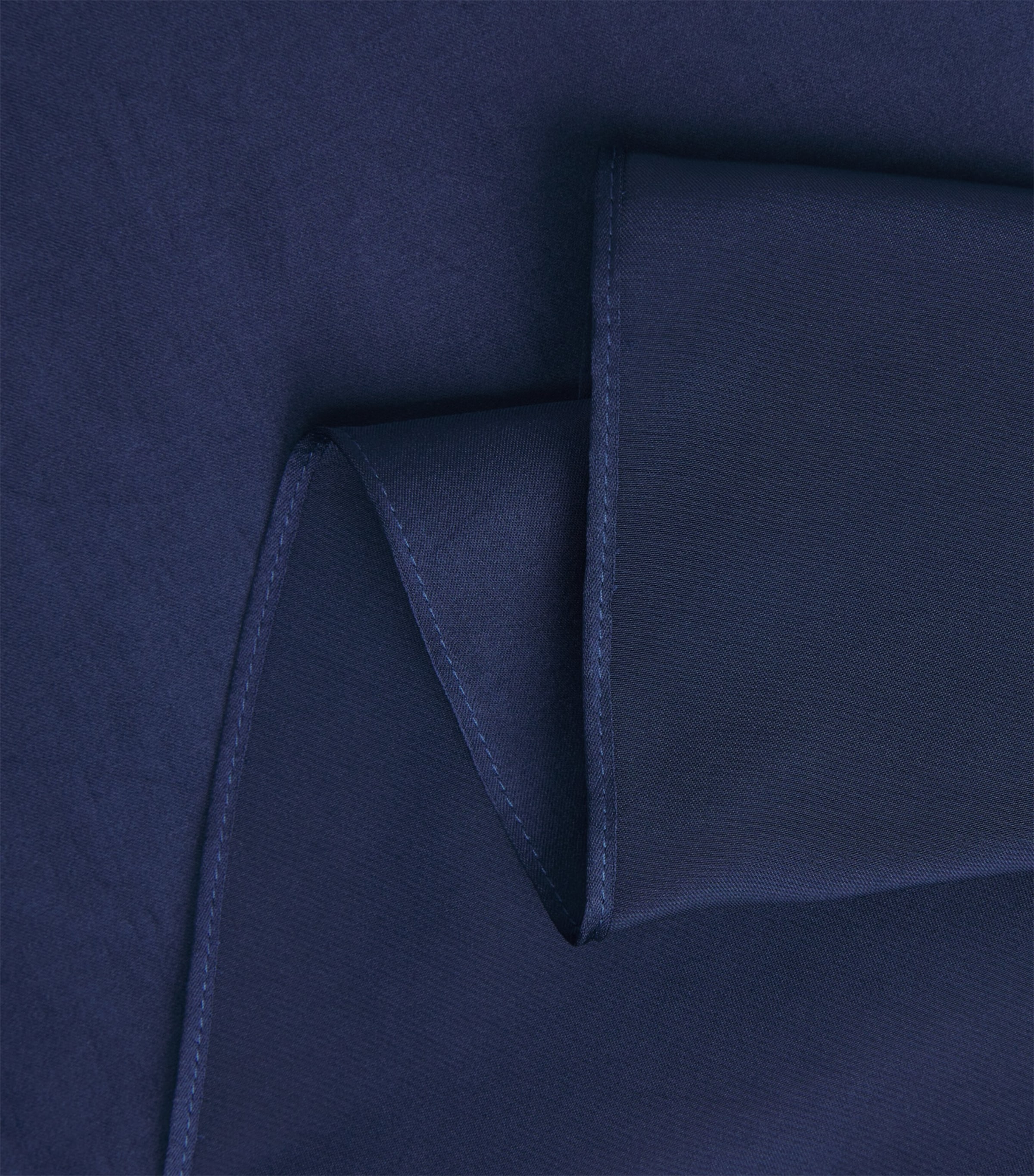 Theory Womens Crushed Satin Sarong Skirt Sapphire Navy Image 6
