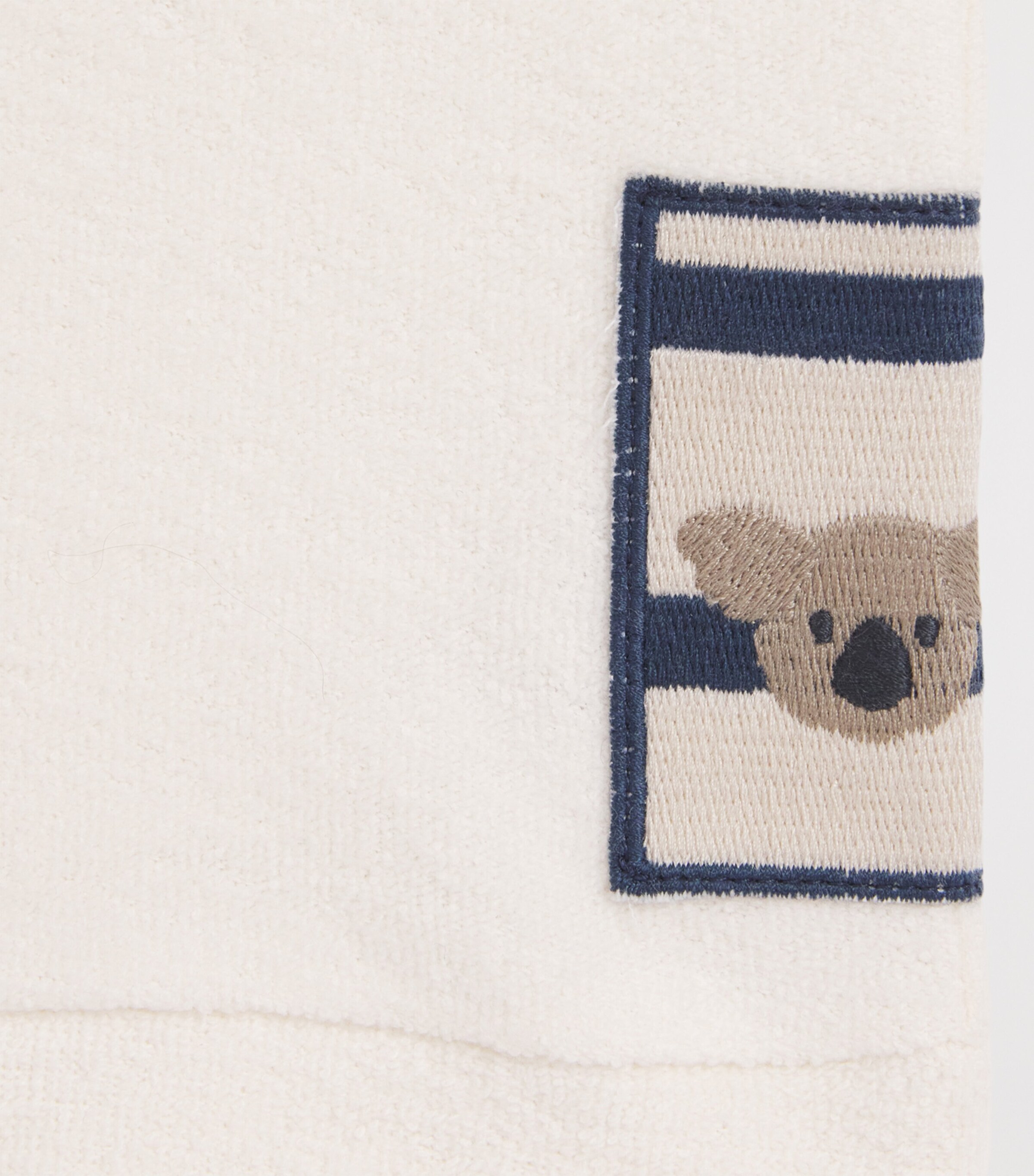 Donsje Embroidered Thommy Bear T-Shirt (0-30 Months) White Image 3
