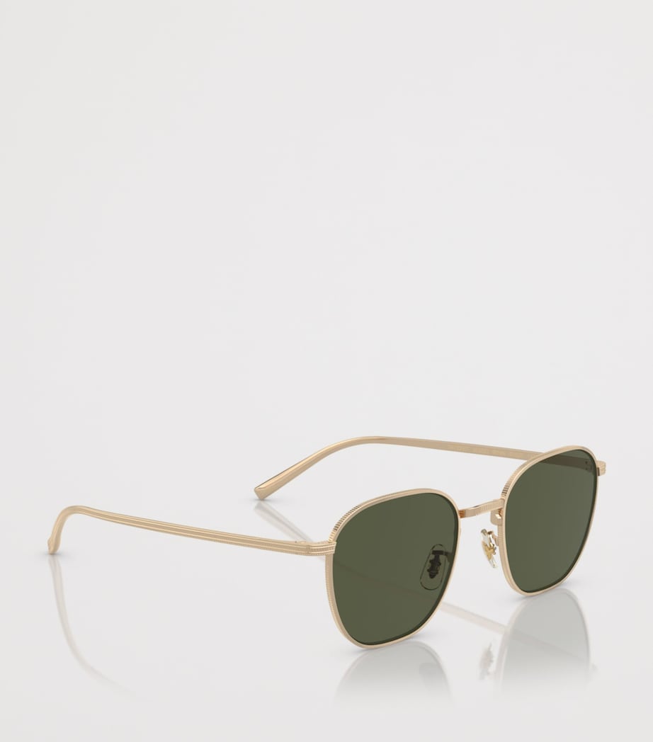 Oliver Peoples Titanium Rynn Square Sunglasses Image 6