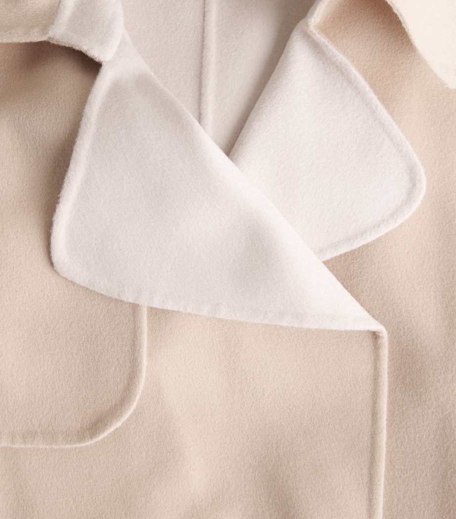 Fabiana Filippi Womens Virgin Wool Trench Coat Kasha Image 7