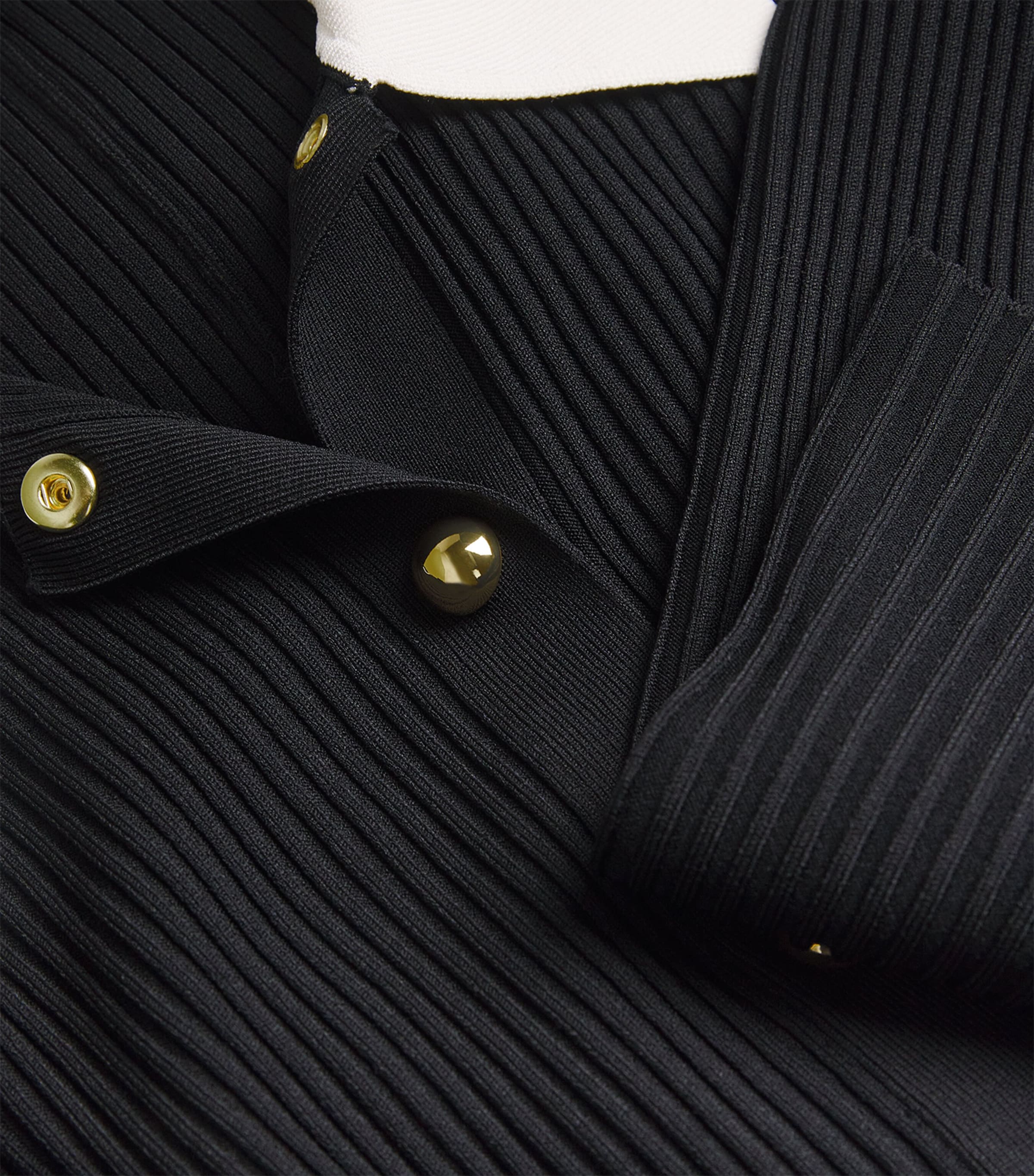 Ribbed Phillipa Midi Dress BLACK Image 5