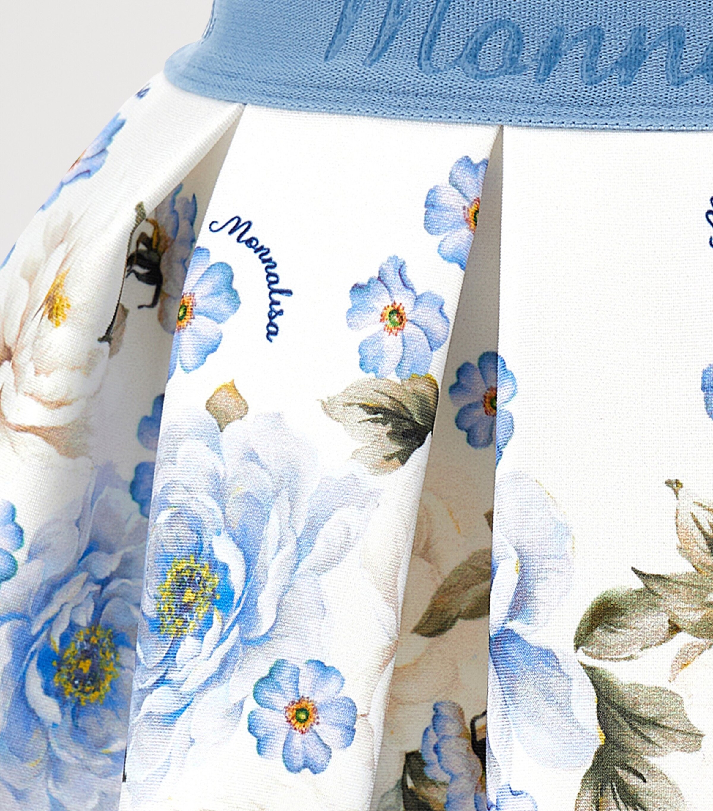 Floral Print Skirt (3-36 Months) ECRU/CELESTE Image 3