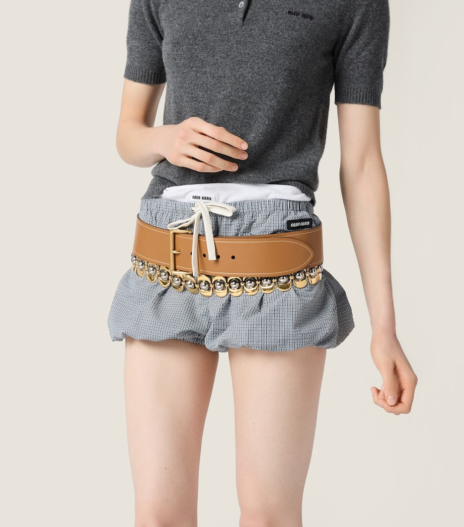 Miu Miu Womens Cashmere Polo Sweater Image 4