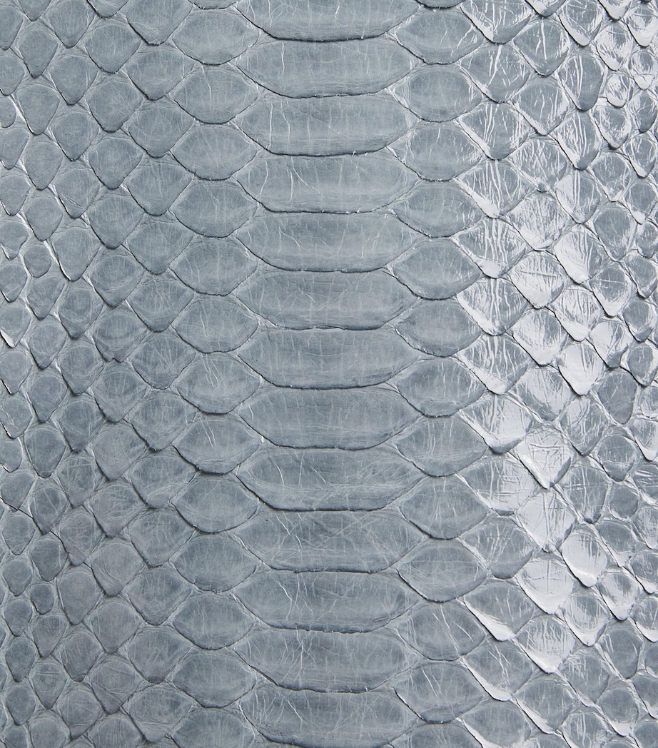 Alaïa Womens Snakeskin Mini Dress Orage Image 6