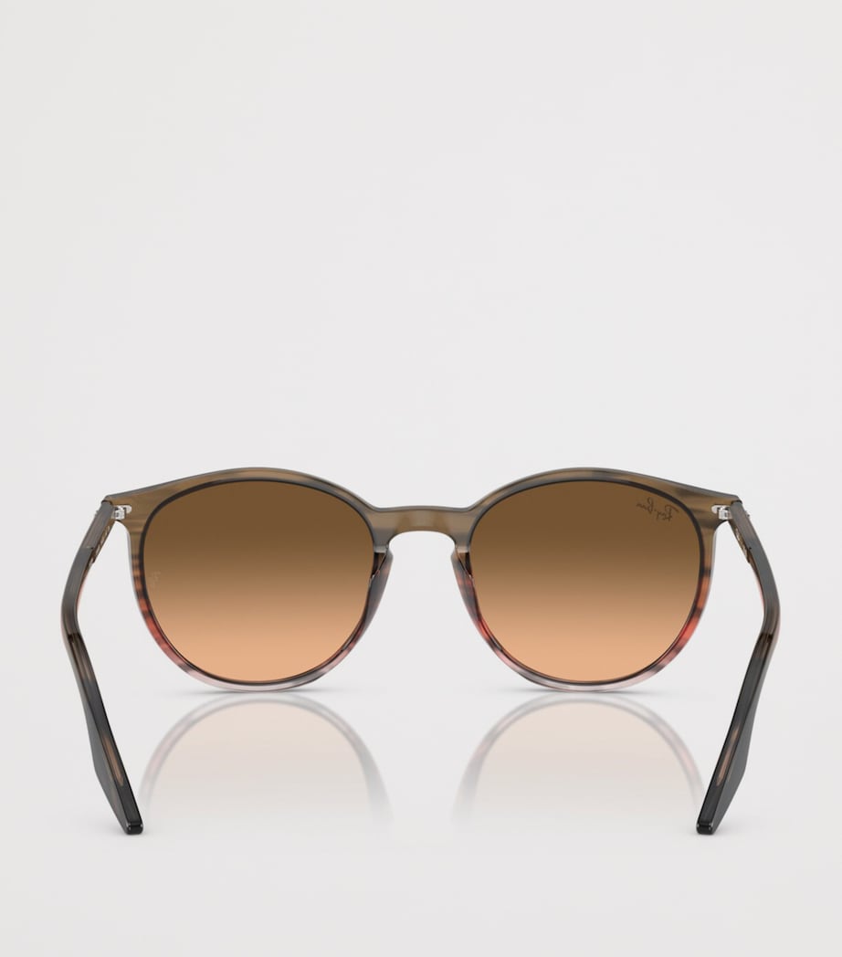 Ray-Ban Phantos Round Sunglasses Brown Image 4