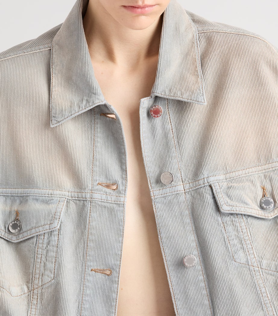 Relaxed Cordoroy Jacket F0V3N Image 4