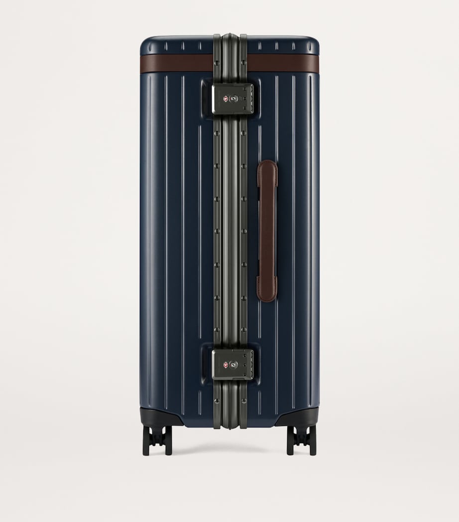 x Hackett Check-In Suitcase (65cm) NAVY/ CHOCOLATE Image 6