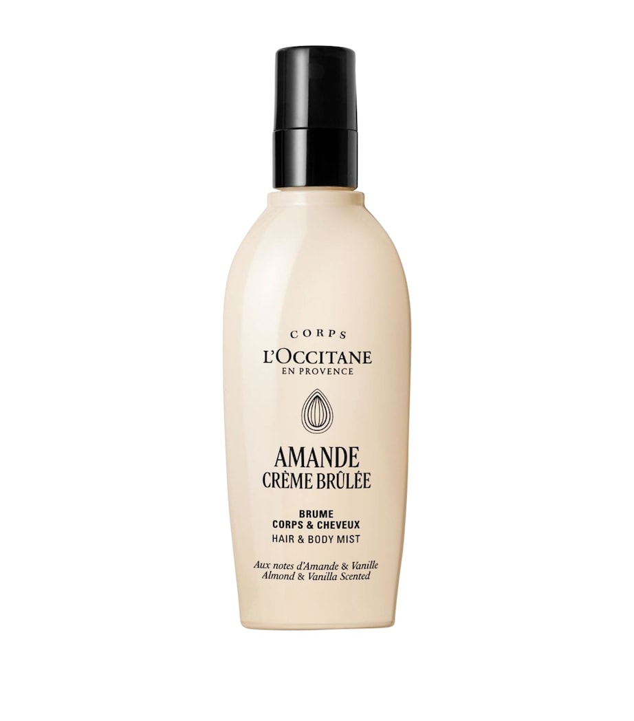 L'Occitane Roasted Almond Crème Brûlée Hair and Body Mist (100ml) Image 1