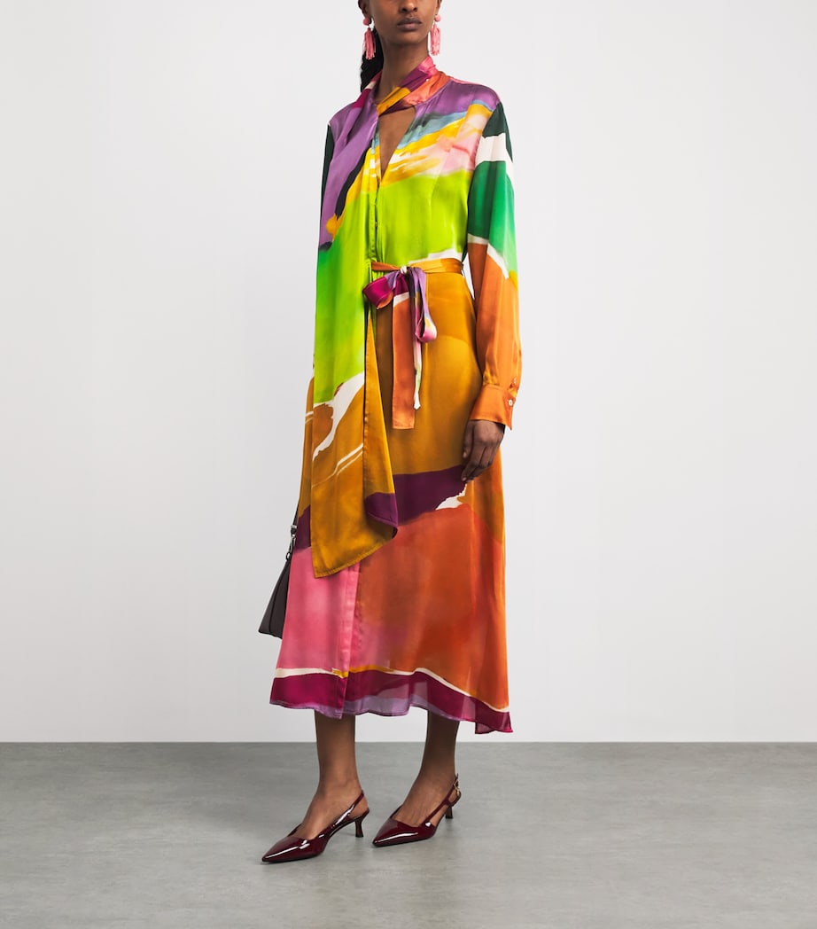 Ulla Johnson Womens Silk Critique Maxi Dress Natur Abhors A Vcm Image 2
