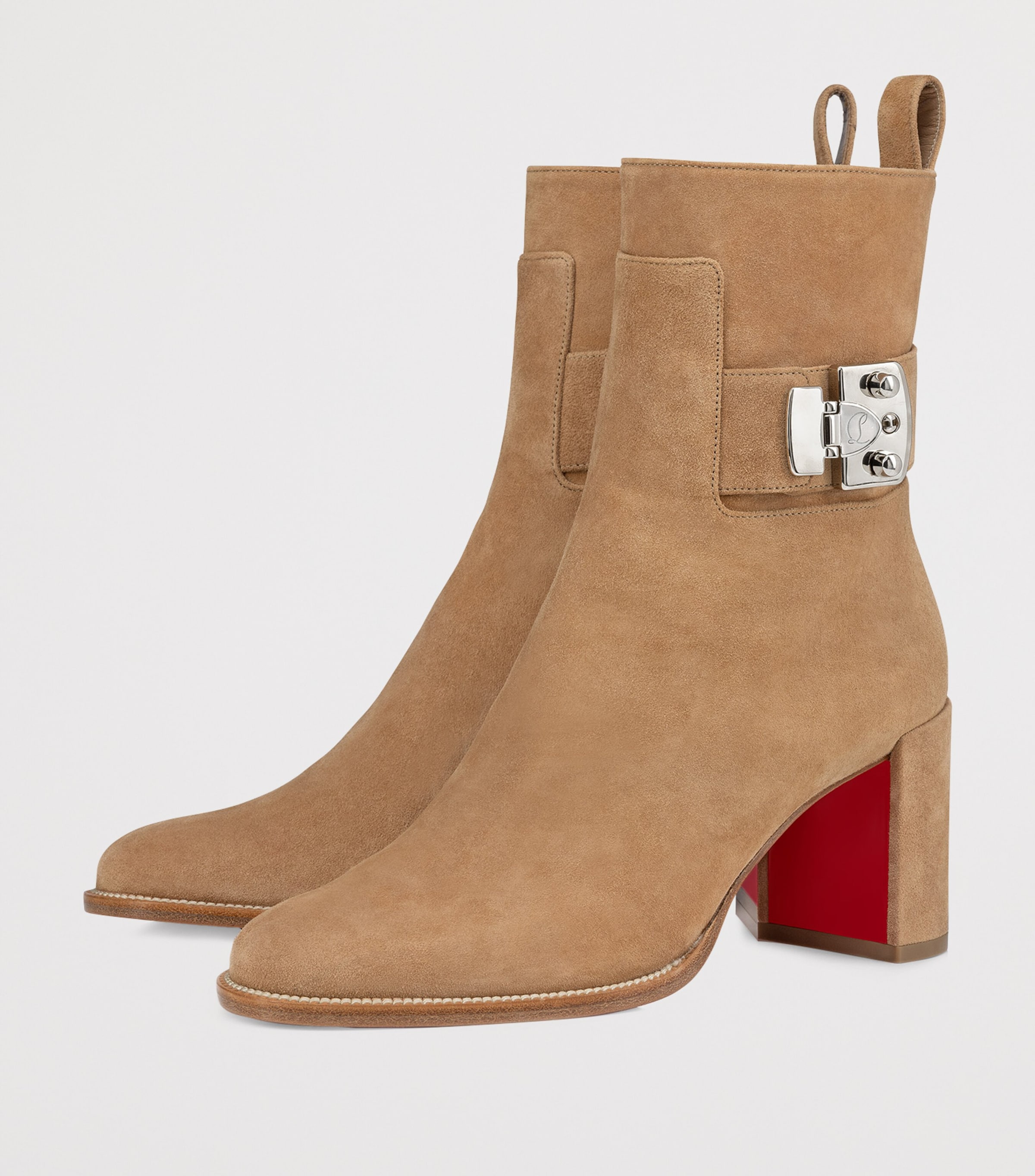 Booty Lock Suede Boots 70 F486 Image 4