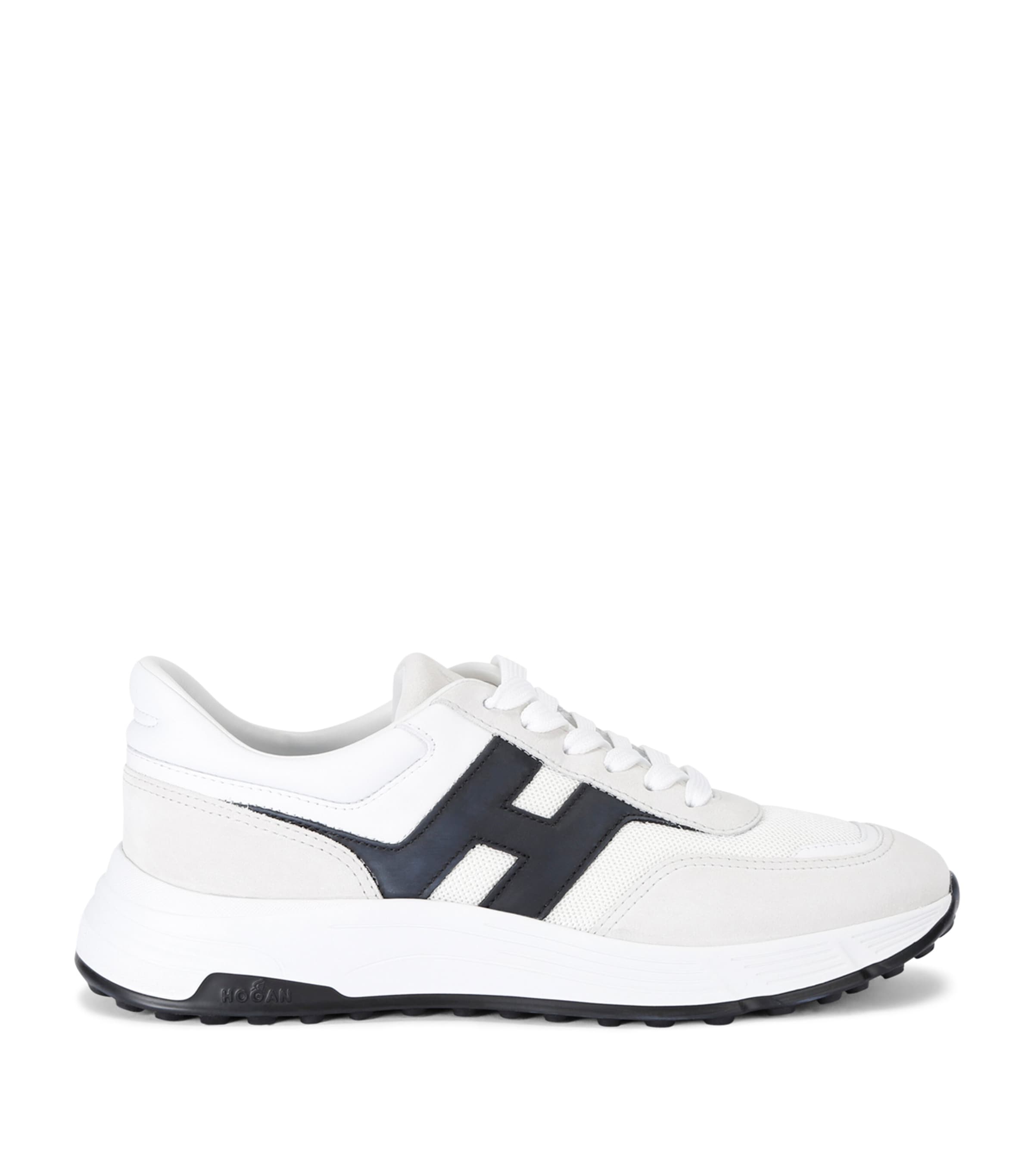 Hogan White Leather Hyperlight Sneakers | Harrods QA
