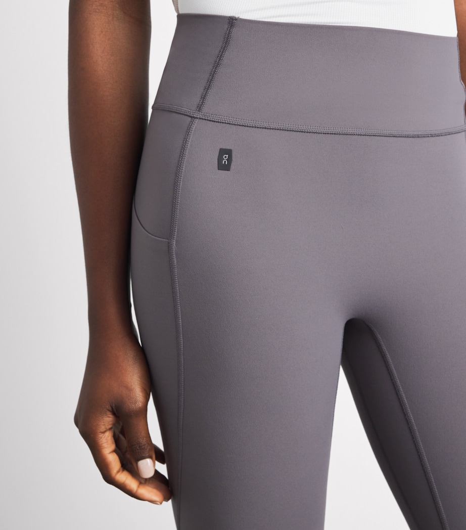 On Womens Studio 7/8 Leggings Ember Image 3