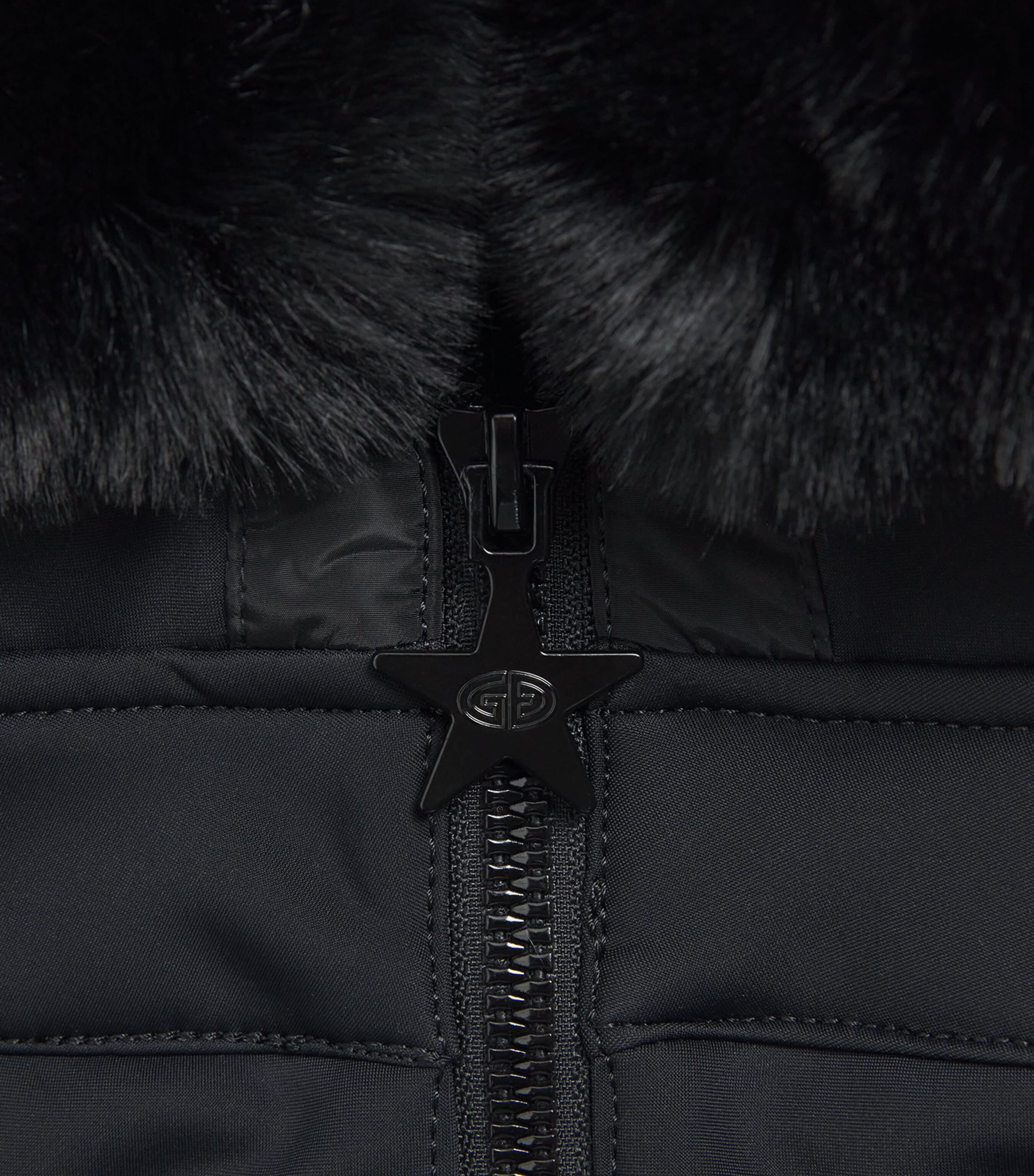 Faux Fur Lieke Ski Suit 9000 BLACK Image 5