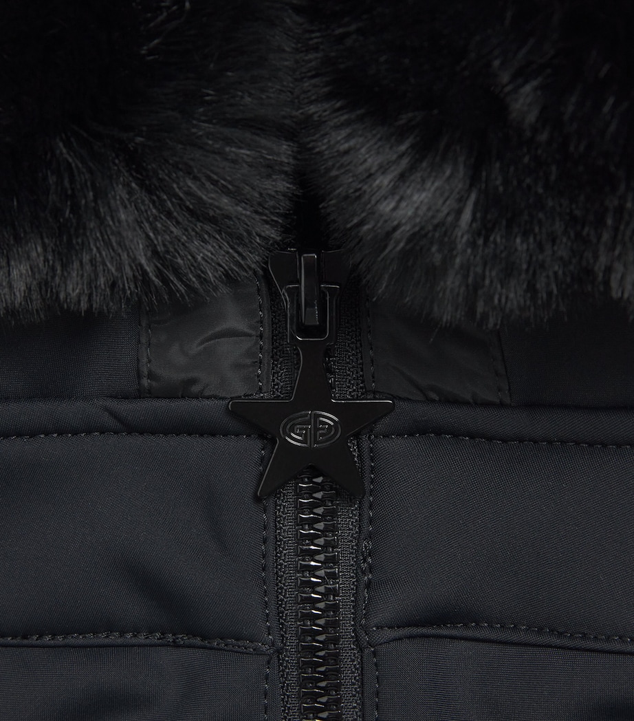 Faux Fur Lieke Ski Suit 9000 BLACK Image 5