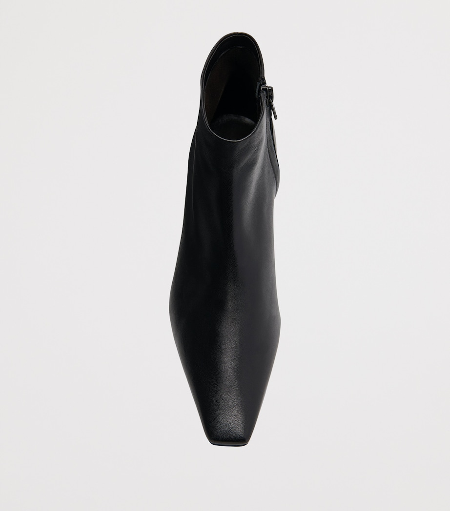 Carla Leather Ankle Boots 45 BLACK Image 4